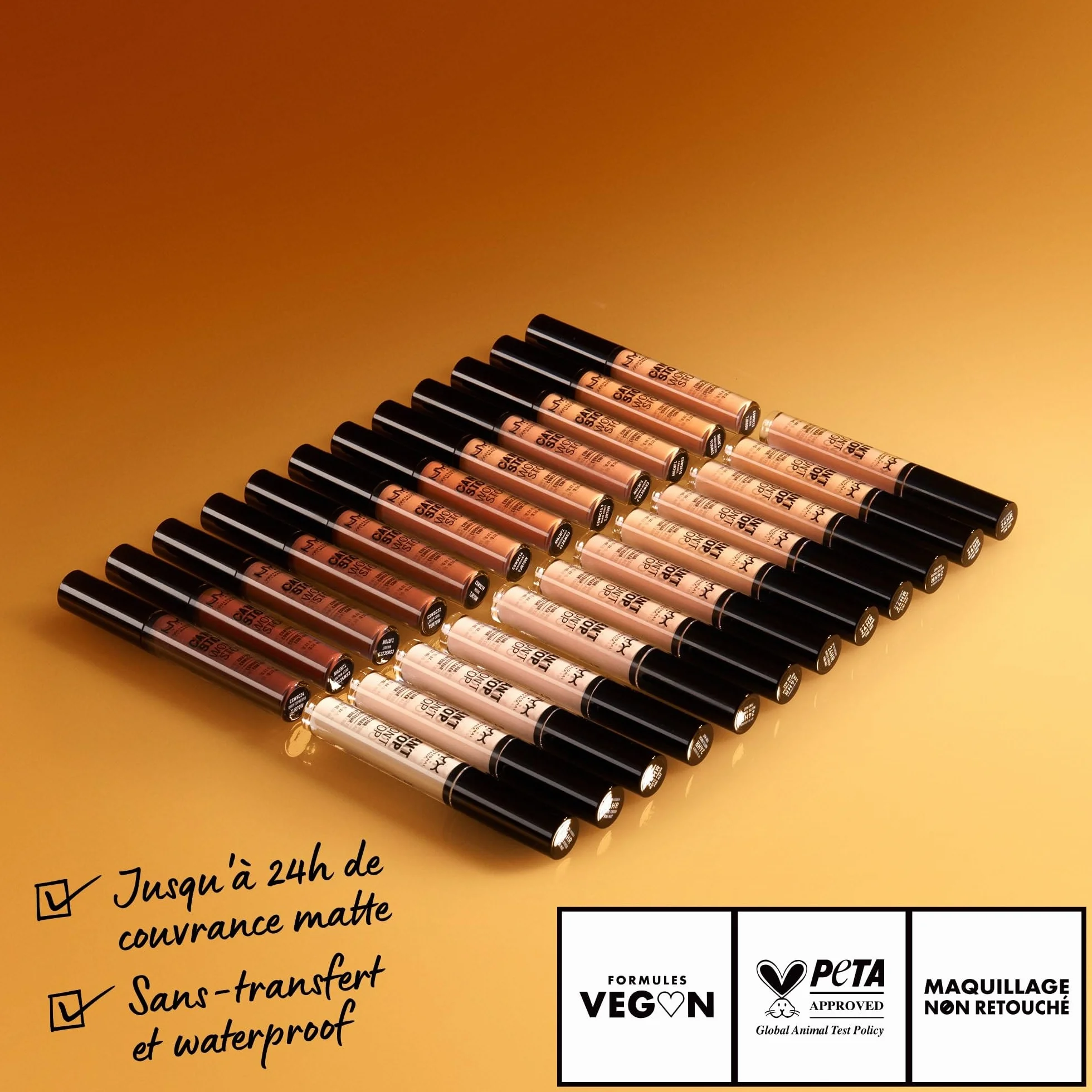 NYX PROFESSIONAL MAKEUP Can't Stop Won't Stop Contour Concealer Vanille Anticernes Correcteur