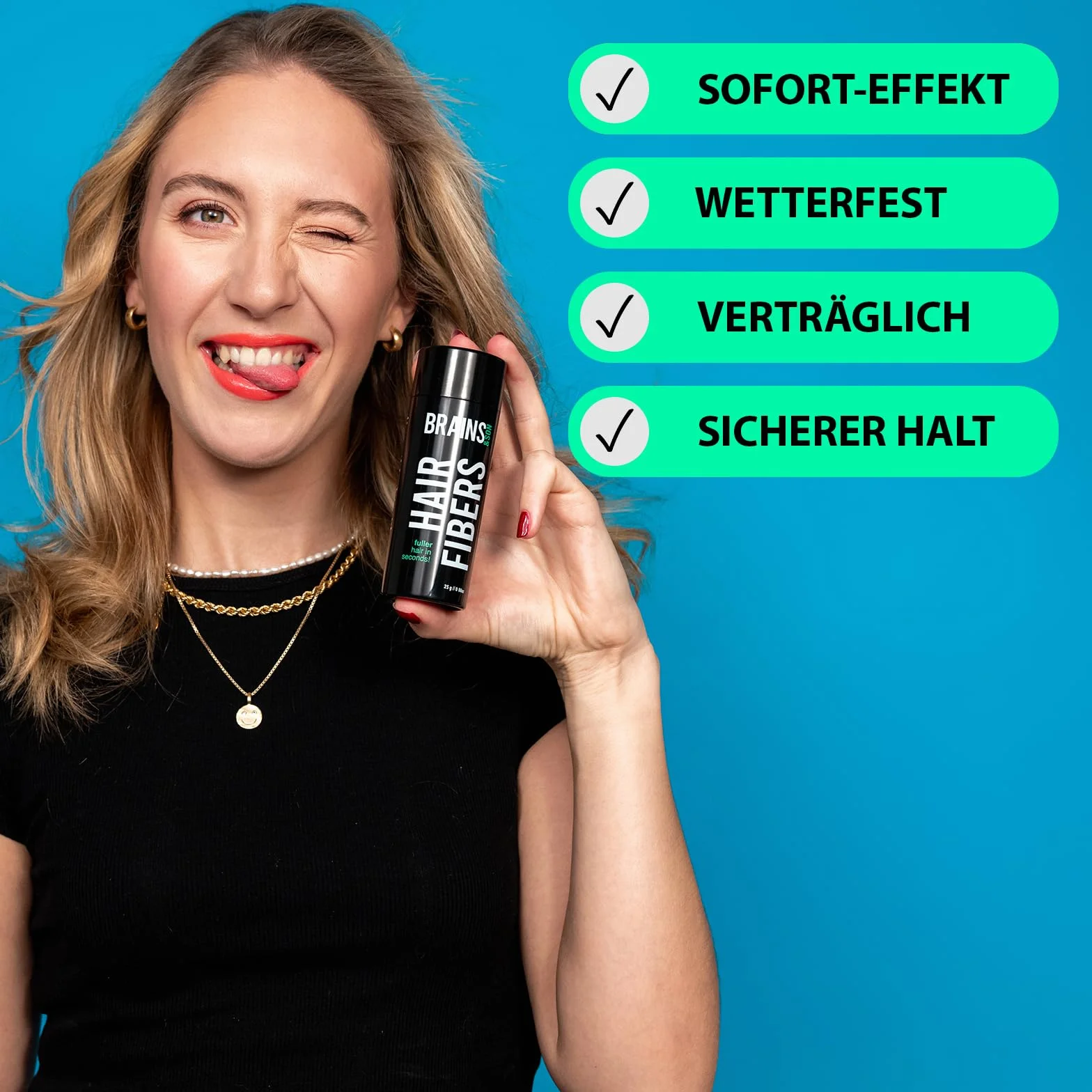 Hair Fiber Densificateur de cheveux 25g brun foncé
