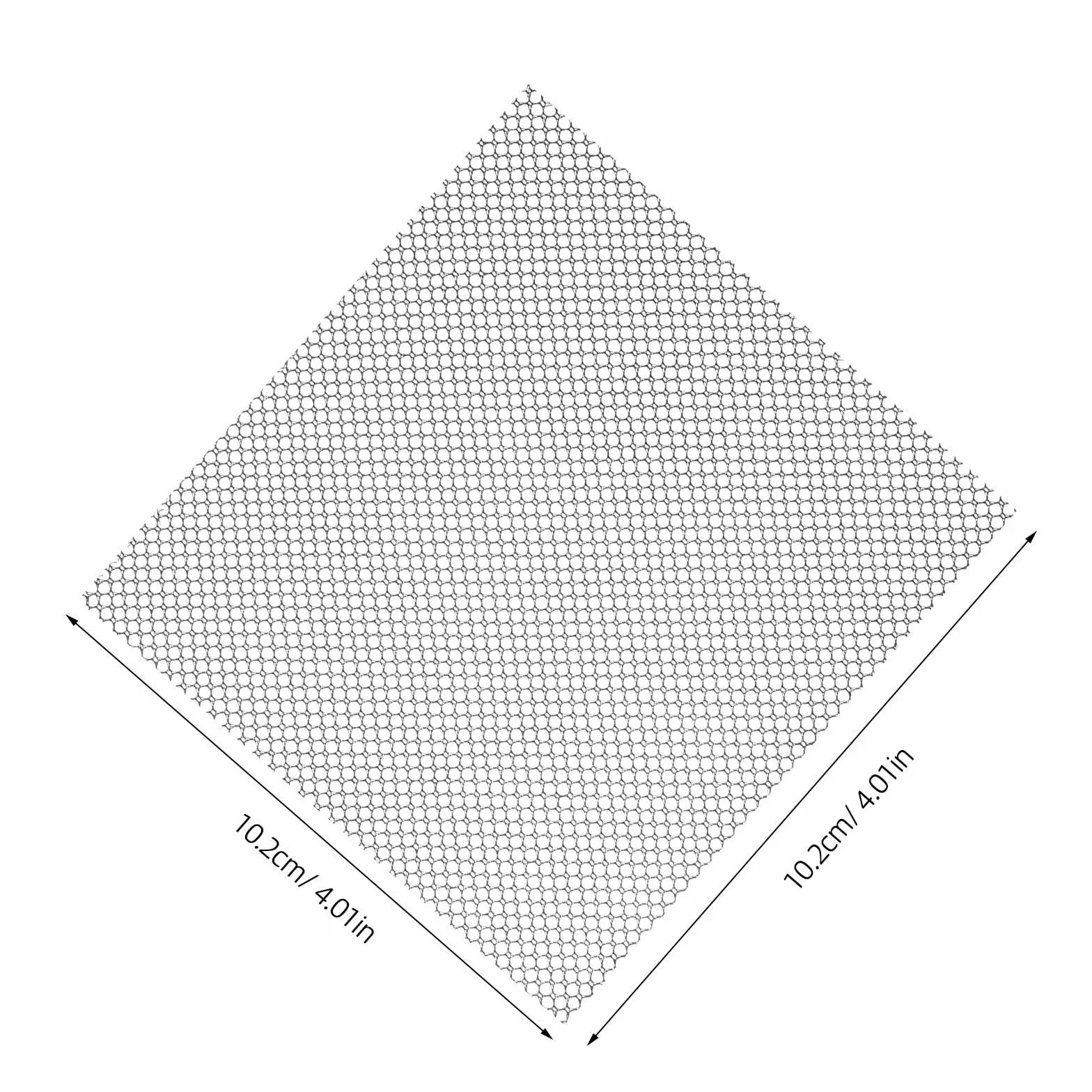 Maillage de Masque Réaliste en Tissu Maille Blanche Respirante Réutilisable 10pcs pour Costumes Furry