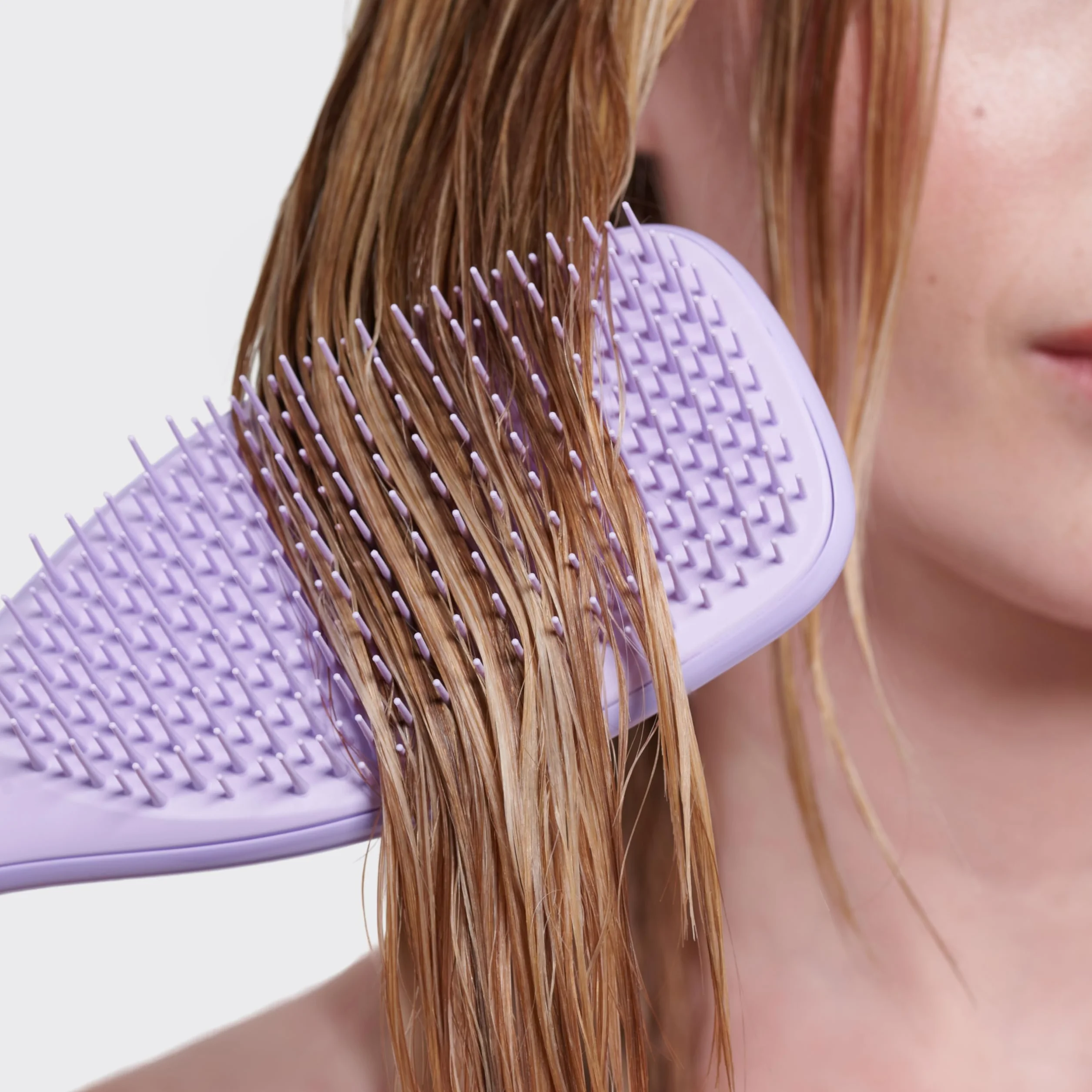 Tangle Teezer Ultimate Detangler Brosse à Cheveux pour Cheveux Colorés Fins et Délicats, Picots Souples 2 Niveaux, Bruyère Hypnotique