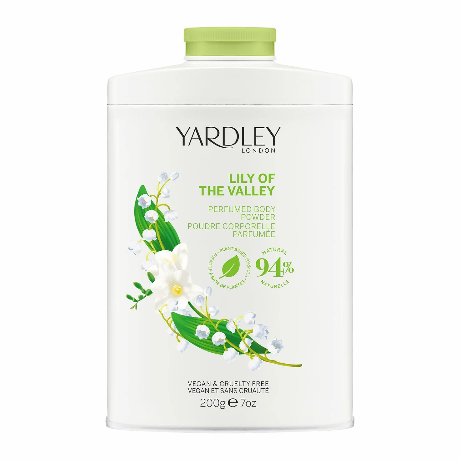 Yardley London Poudre Parfumée pour le Corps Lily of the Valley Talc 200g