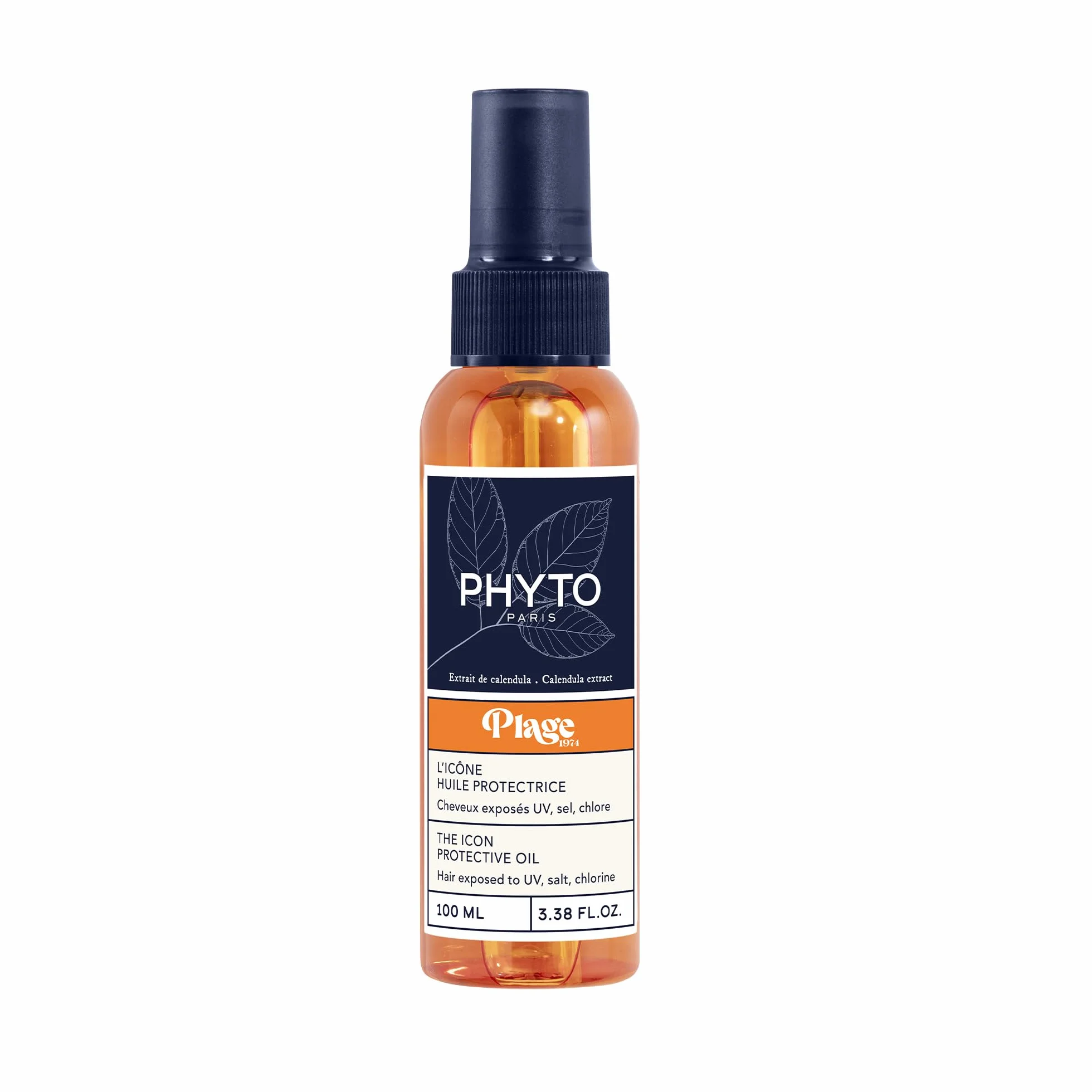 Phyto Paris PhytoPlage Huile Protectrice Cheveux Soin Cheveux Exposés au Soleil Enrichi en Calendula Filtre UV