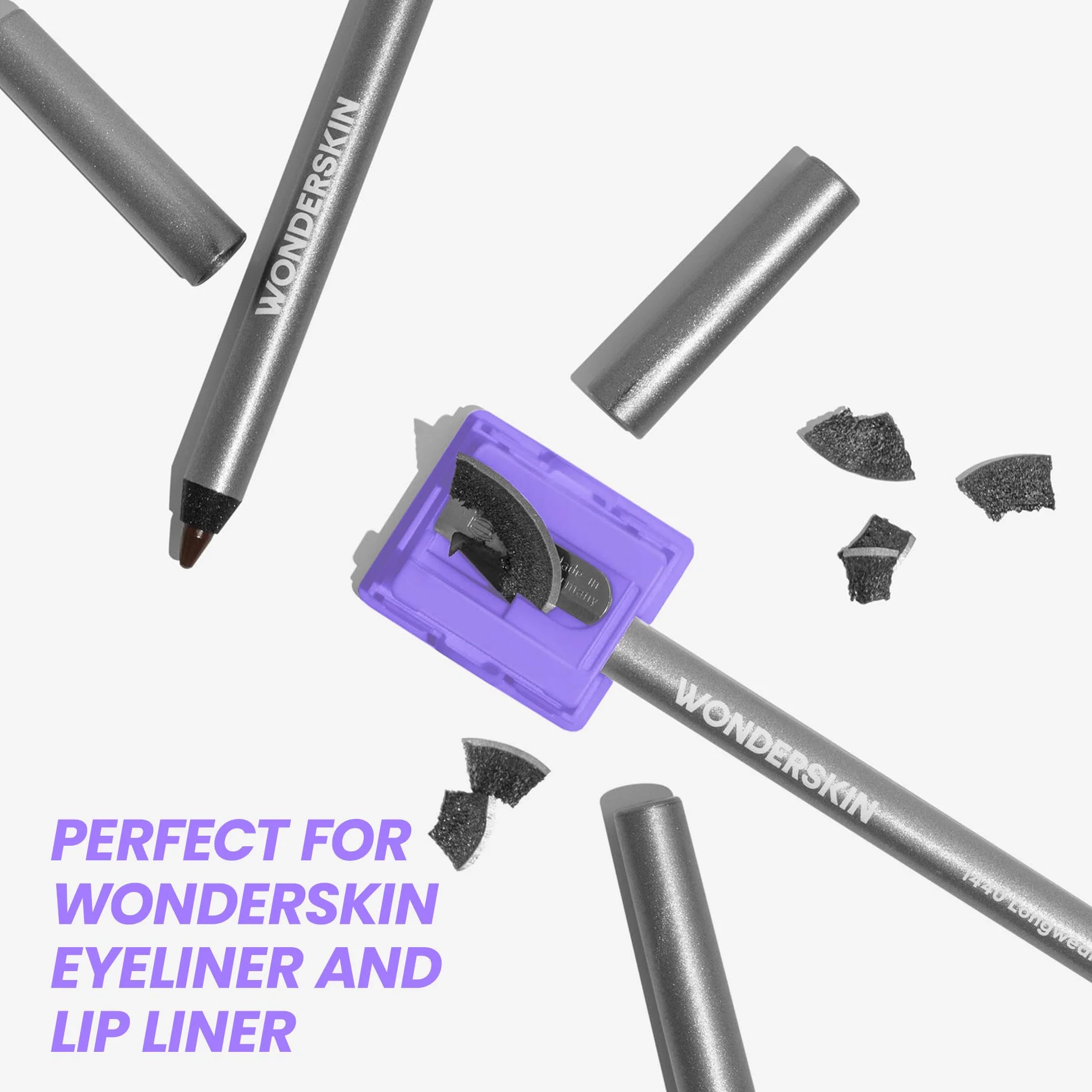 Wonderskin Taille-crayon de précision pour eyeliner, crayon à lèvres et yeux