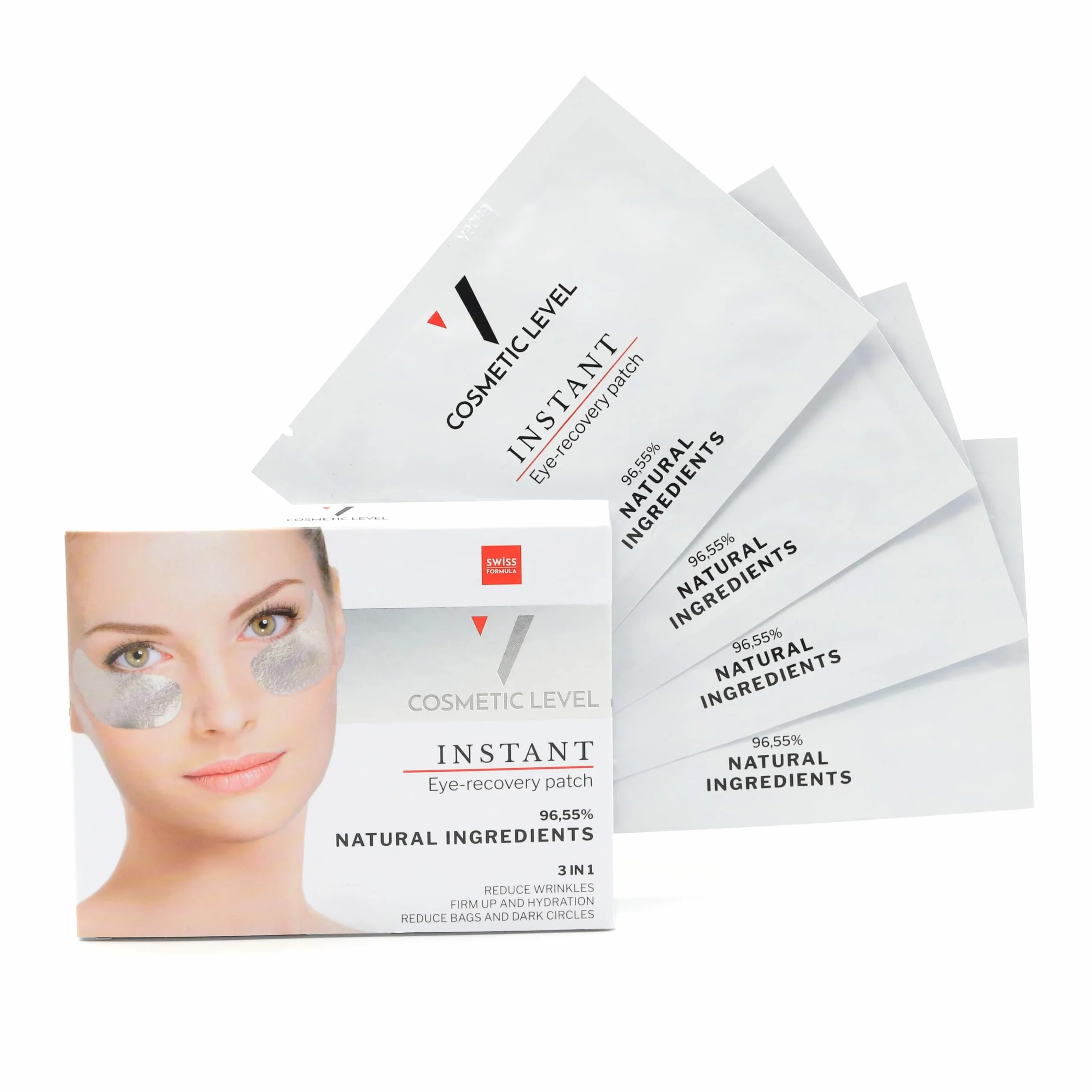 Acmella Oleracea Eye-recovery Patch Anti Age Réduit les cernes, gonflements, sacs sous yeux Lot de 4