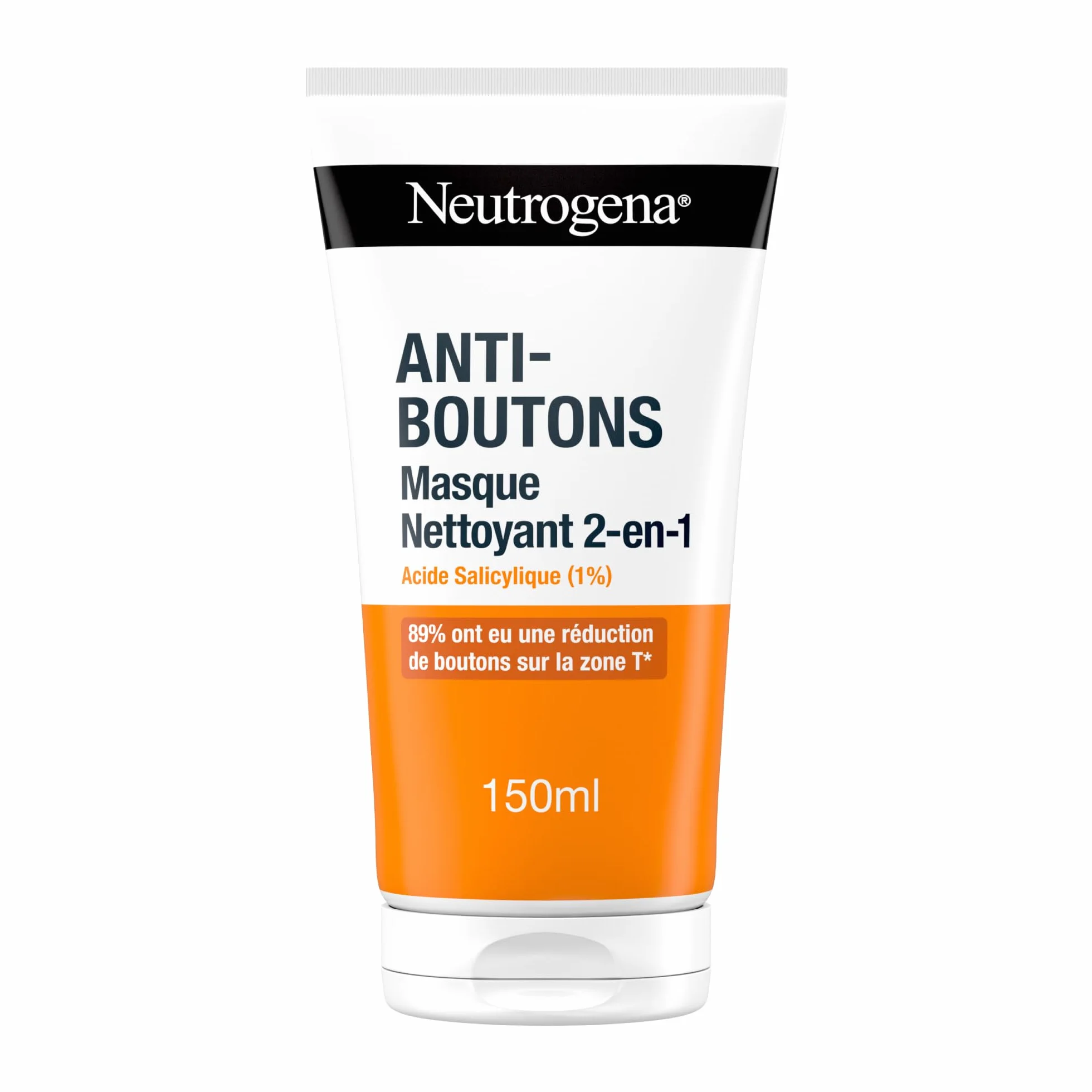 Neutrogena Masque Nettoyant 2-en-1 150 ml Acide Salicylique 1%