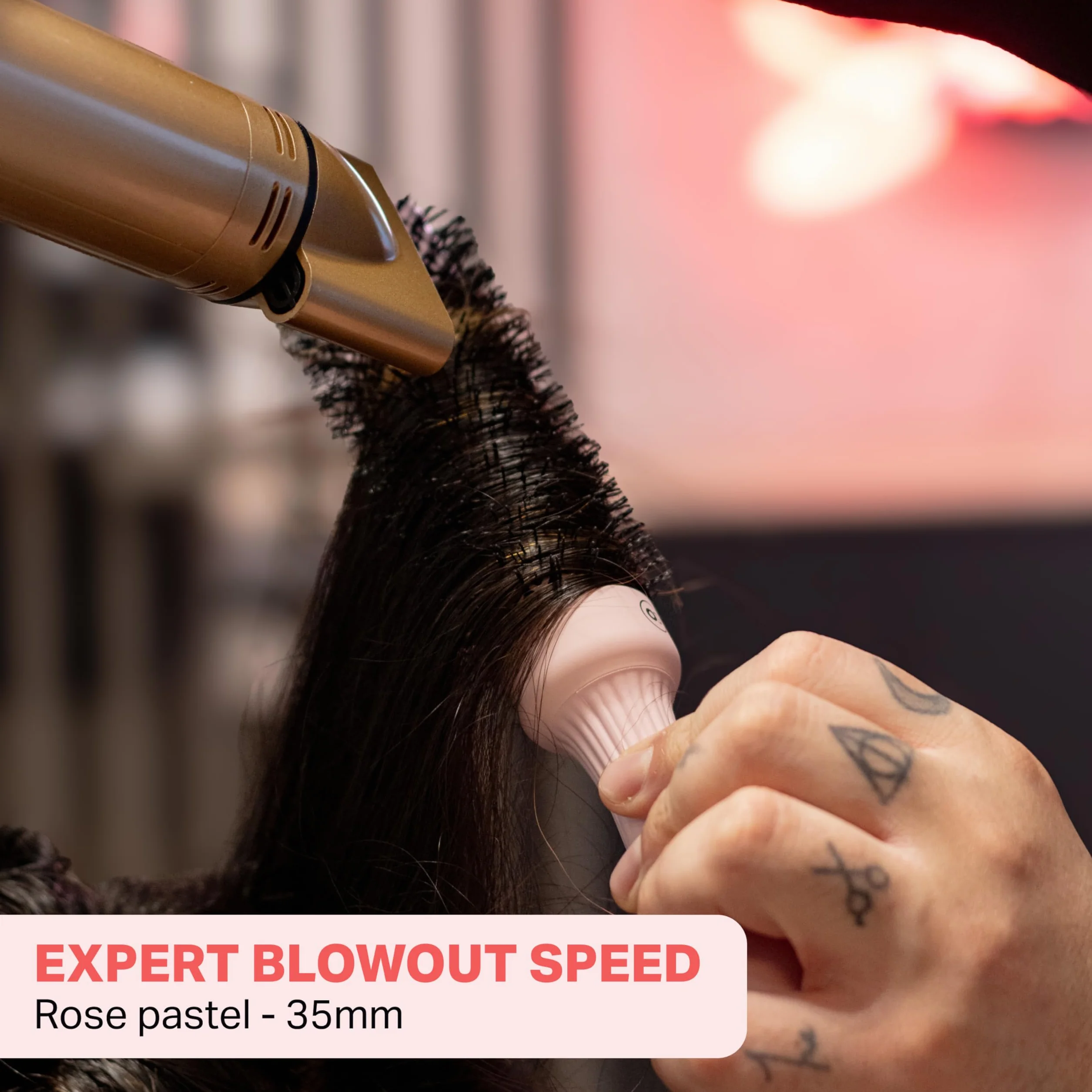 Olivia Garden Expert Blowout Speed Brosse Ronde Céramique Barrilet Extra Long