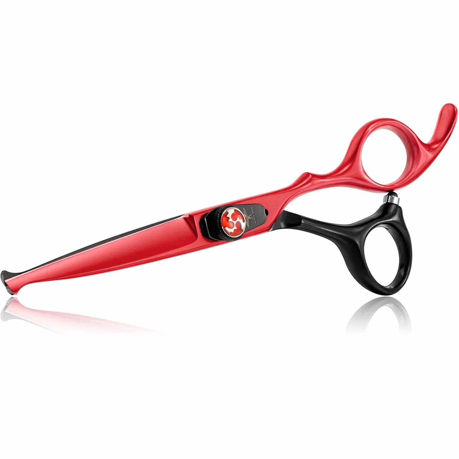 PURPLEBIRD Ciseaux Coiffure Enfant Tete Ronde Ciseaux Cheveux Débutant Ciseaux Effileur Professionnel 6 Pouces Acier Inoxydable Japonais 440C pour Coiffeur Etudiant Bébé Femme Homme