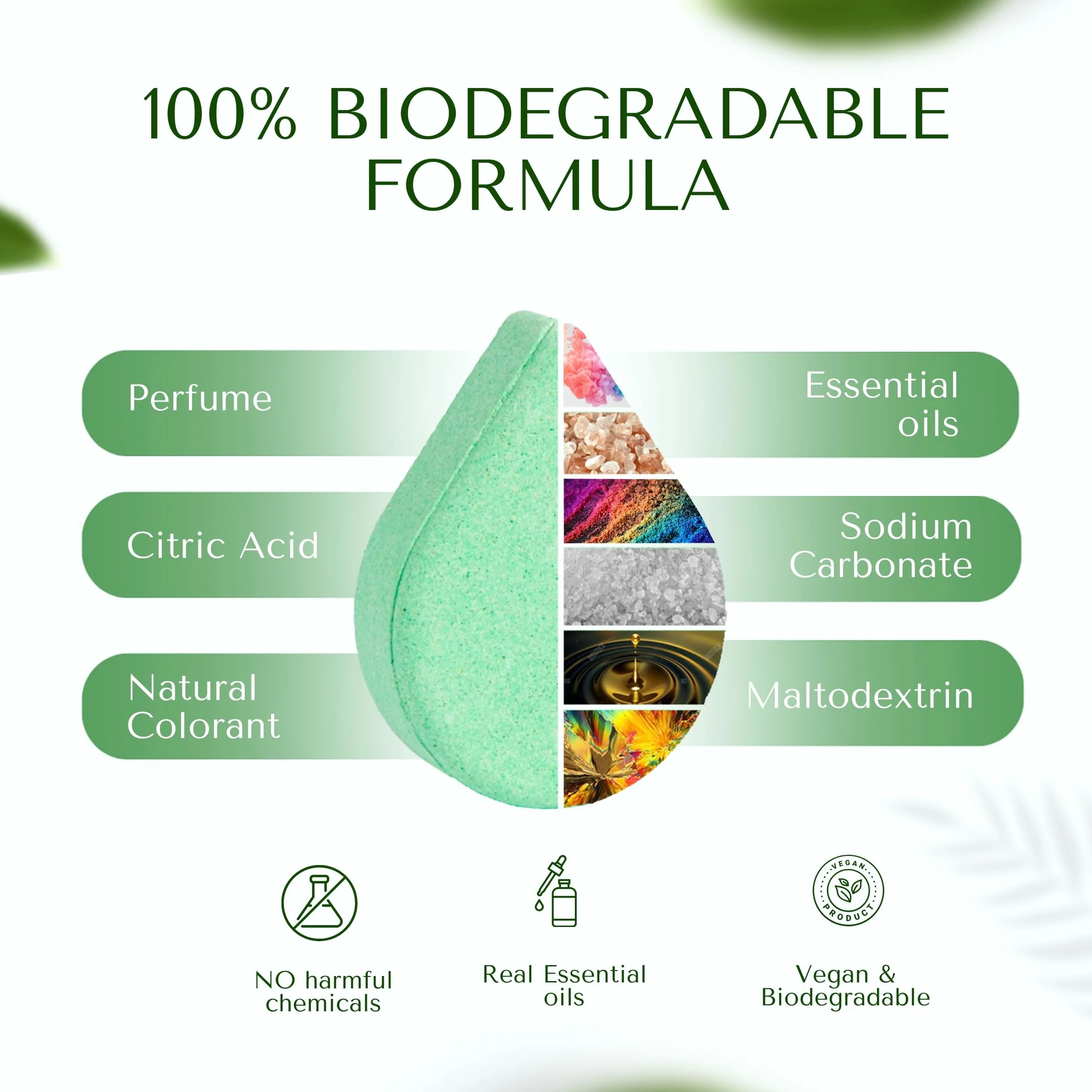 Besoft Ensemble d'aromathérapie pour douche – 8 bombes de douche avec 2 huiles essentielles de lavande et d'eucalyptus | Cadeaux pour elle et cadeau de relaxation pour femme | Coffret cadeau