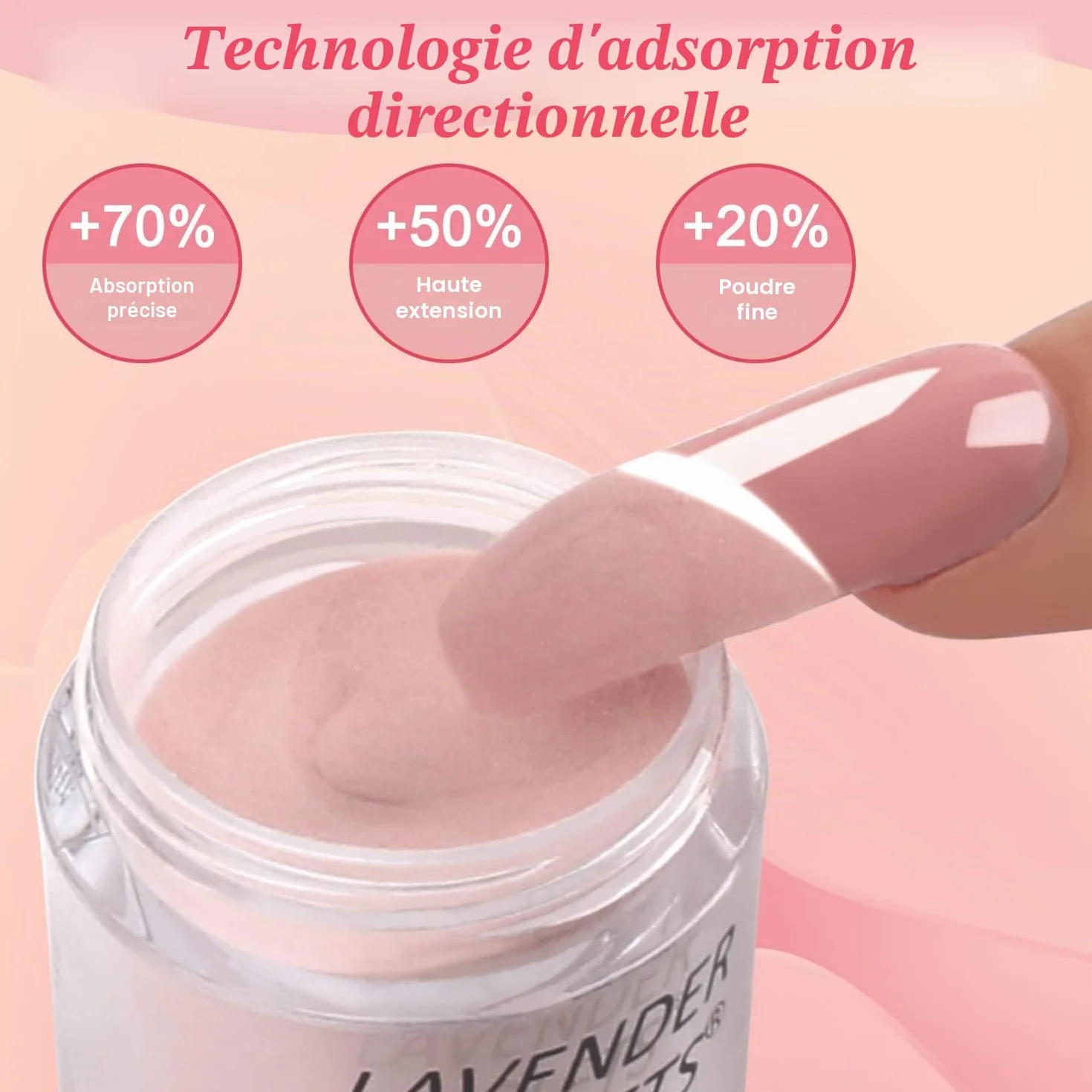 Lavender Violets 20 Pcs Dipping Powder Nail Kit French Nude Poudre Starter Base Top Coat Activateur Brush Saver M962