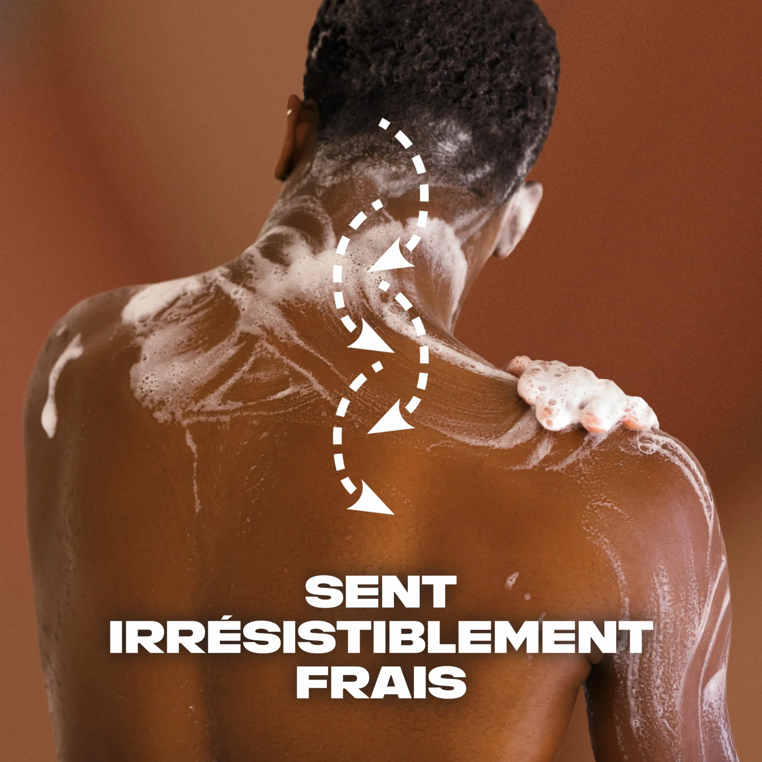 AXE Gel Douche Homme Dark Temptation 5en1 Édition FIFA™ 24h Hydratant 87% Ingrédients Naturels Parfum Chocolat Lot de 2x250ml