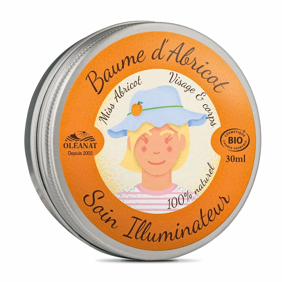 Oleanat Baume D'abricot Bio Soin illuminateur 30ml