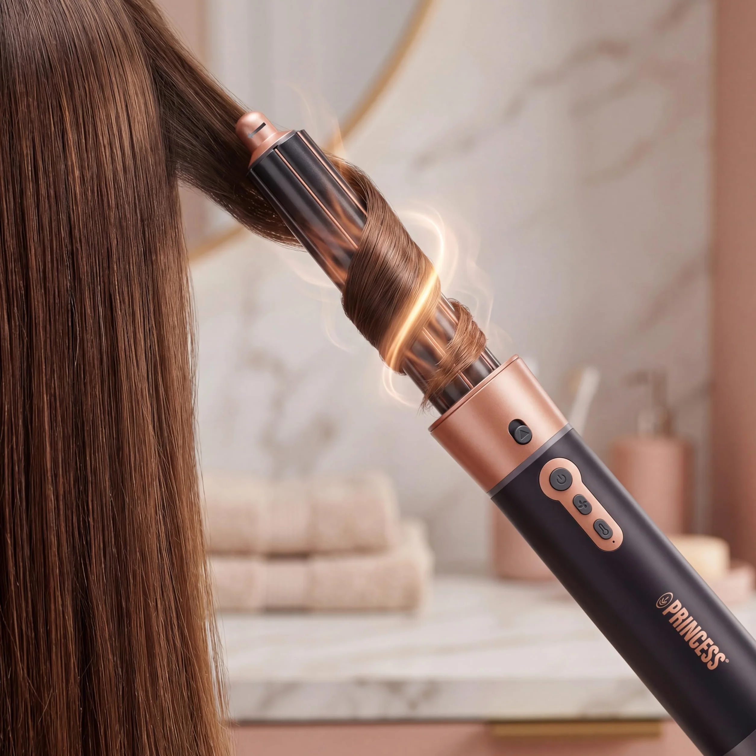Princess Airstyler Plus 6 en 1 Moteur DC 1000 W 3 Niveaux de Chaleur 2 Vitesses LED