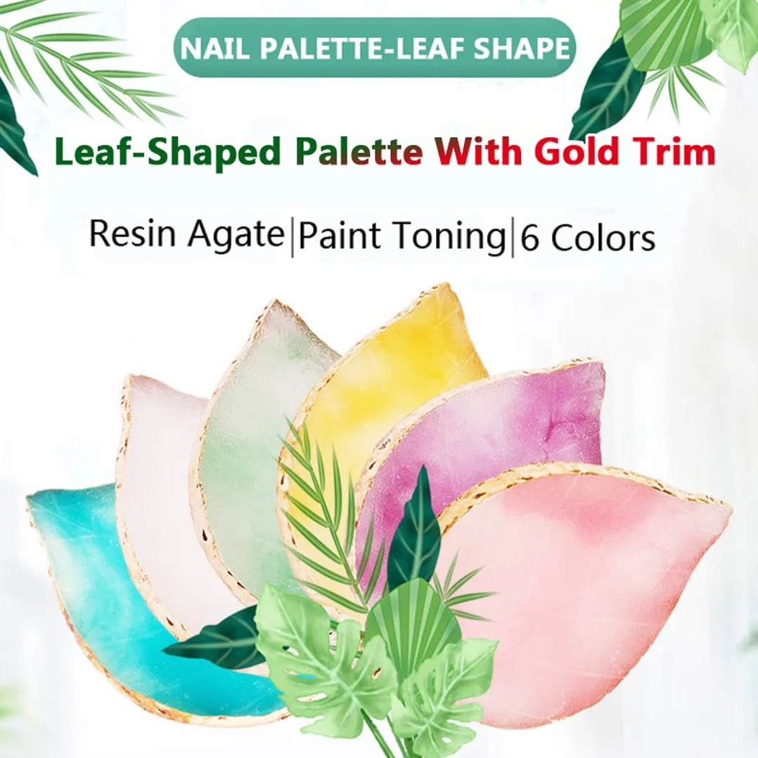 BODYA Résine Nail Art Palette Mélange Couleur Gel Vernis DIY Manucure Outil