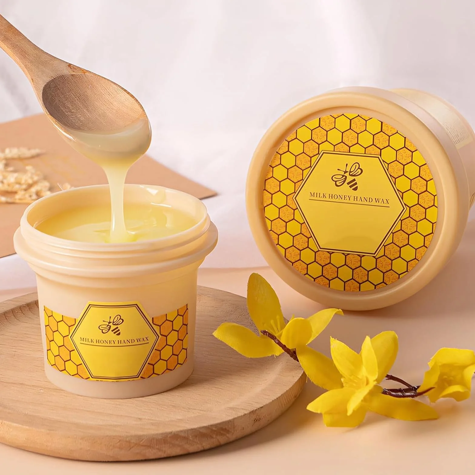Masque pour les mains à la cire de lait au miel, exfoliant hydratant 120 g