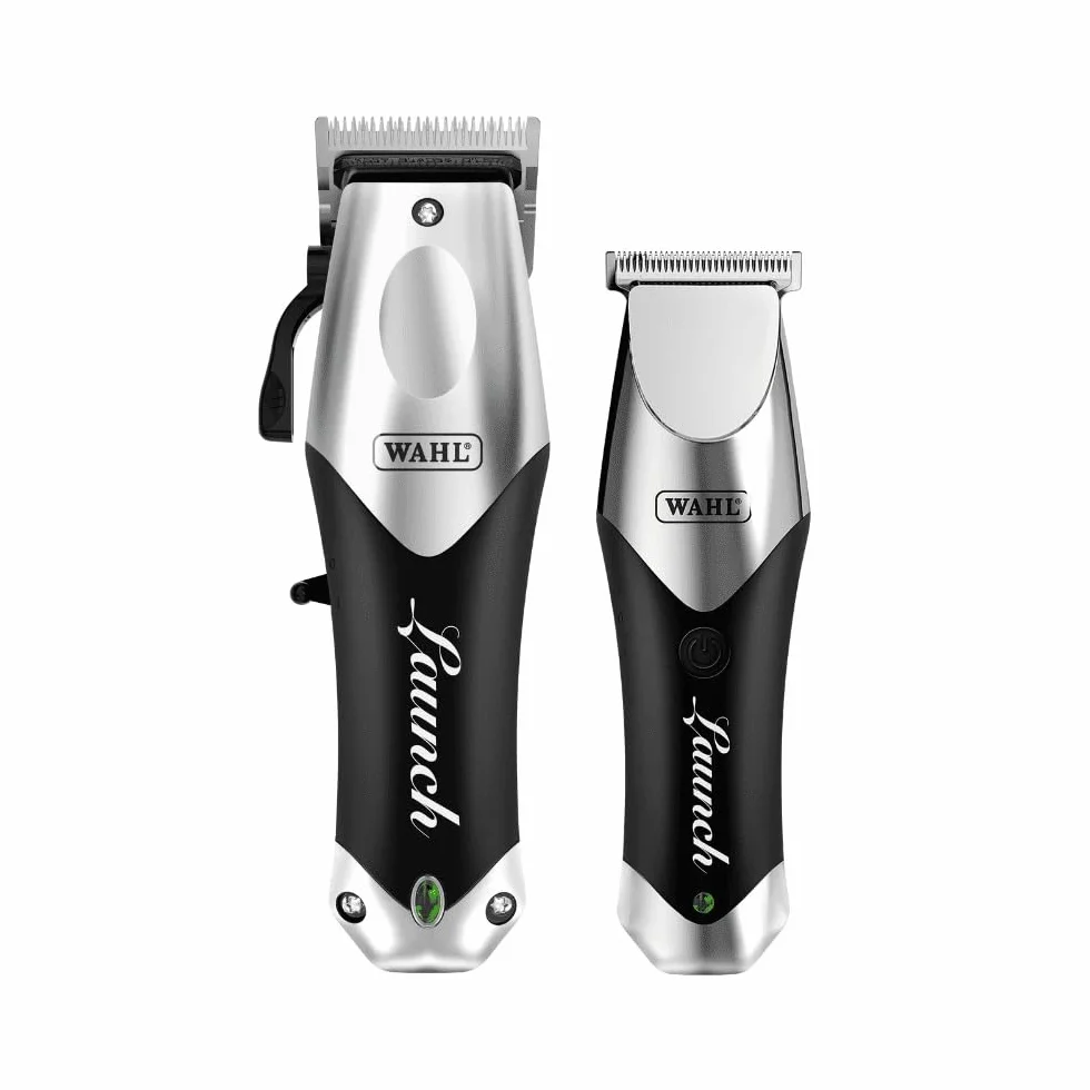 Wahl Kit de Barbier Sans Fil, Moteur Rotatif Haute Vitesse, Lames Réglables et Détachables