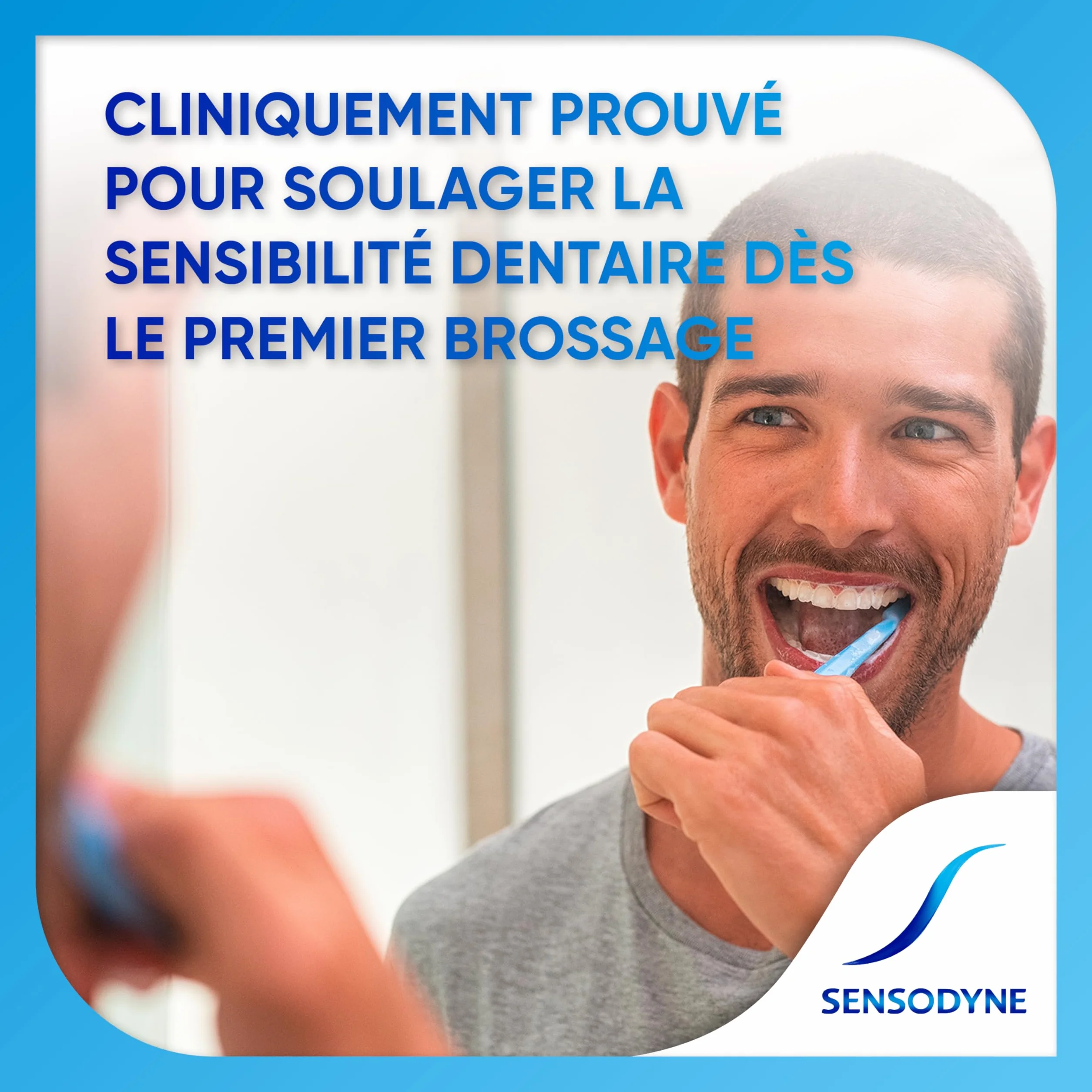 Sensodyne Dentifrice Répare et Protège Dents Sensibles Menthe Lot de 2x75ml