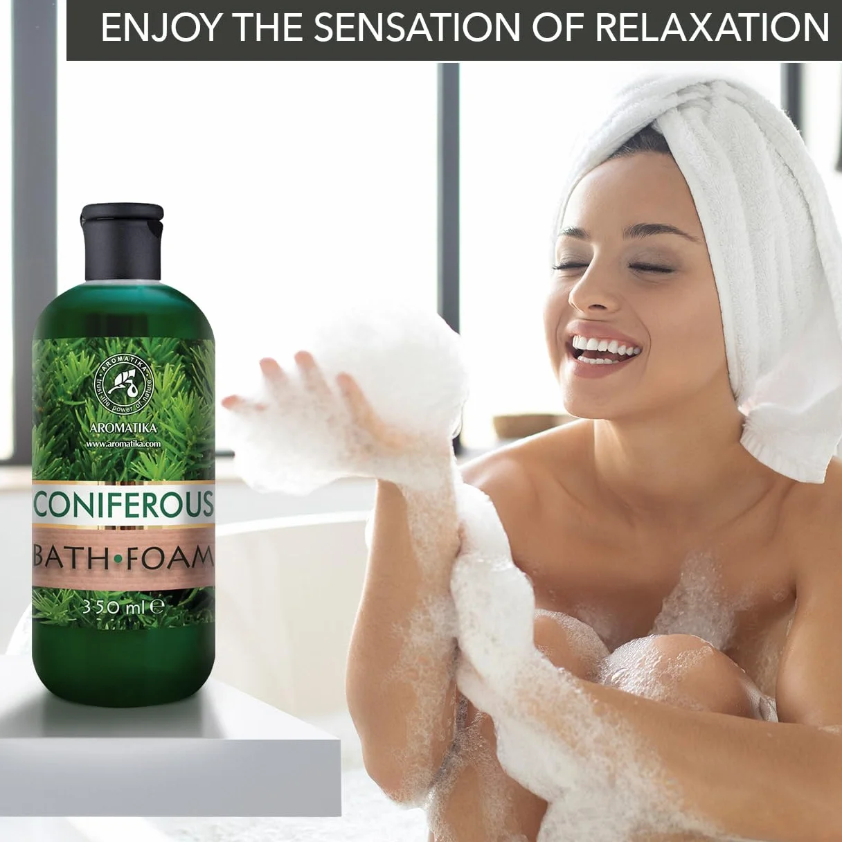 Mousse de Bain Set Conifères & Brise de Mer & Eucalyptus 3x350ml - Bath foam Calming - Soin du Corps - Beauté - Bain - Bien-Etre - Détente - Aromathérapie - Spa - Bains Moussants - Bath foam