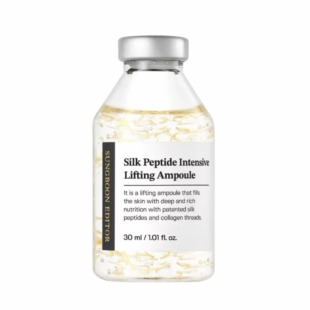 SUNGBOON EDITOR Ampoule Silk Peptide Intensive Lifting Sérum Anti-Âge Collagène 30 Peptides Raffermissant Élasticité 35ml