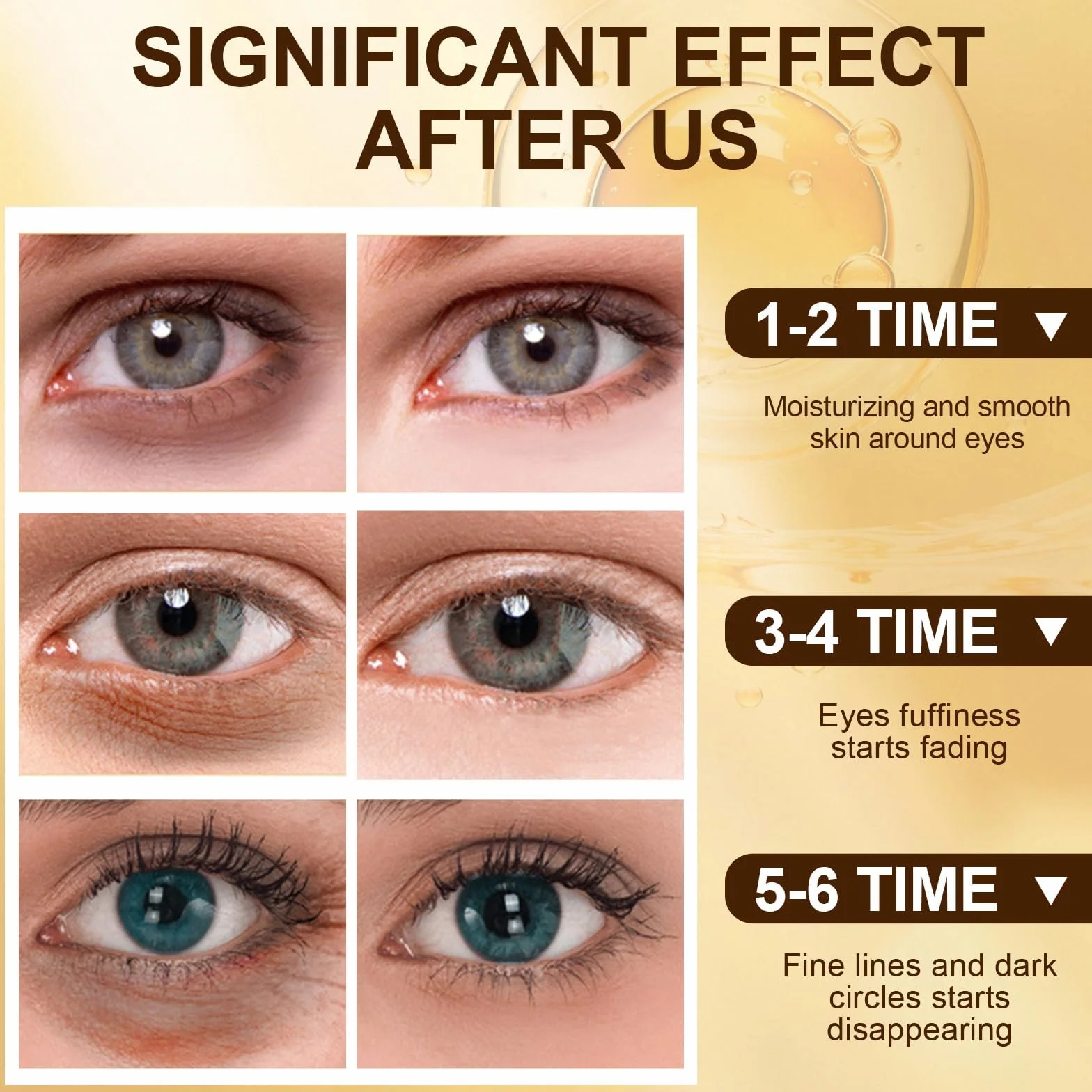 60 Patchs Masque Yeux 24k Or Anti Cernes Acide Hyaluronique