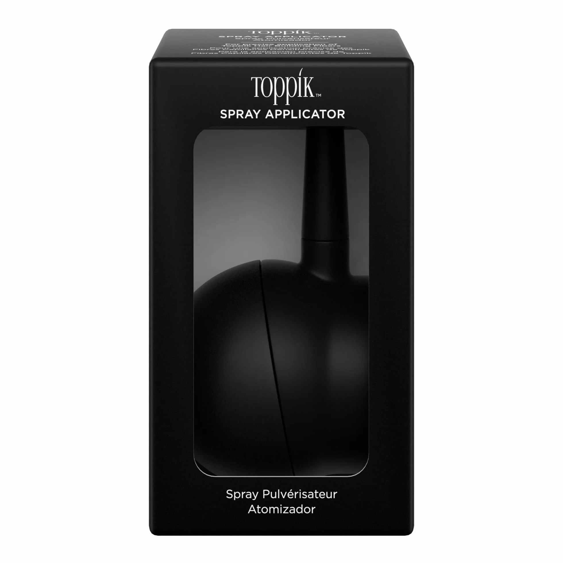 TOPPIK Applicateur Pompe - Pulvérisateur pour Application Précise des Fibres Capillaires Cheveux Barbe Compatible Flacons 12g 27,5g