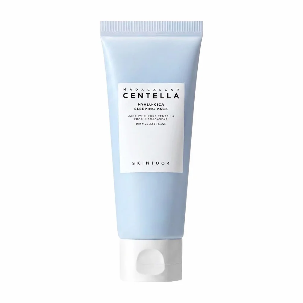 SKIN1004 SKIN 1004 Madagascar Centella Hyalu-Cica Pack de Nuit 100 ml | Masque facial de nuit coréen éclaircissant et anti-âge avec acide hyaluronique, niacinamide, Centella Asiaatica