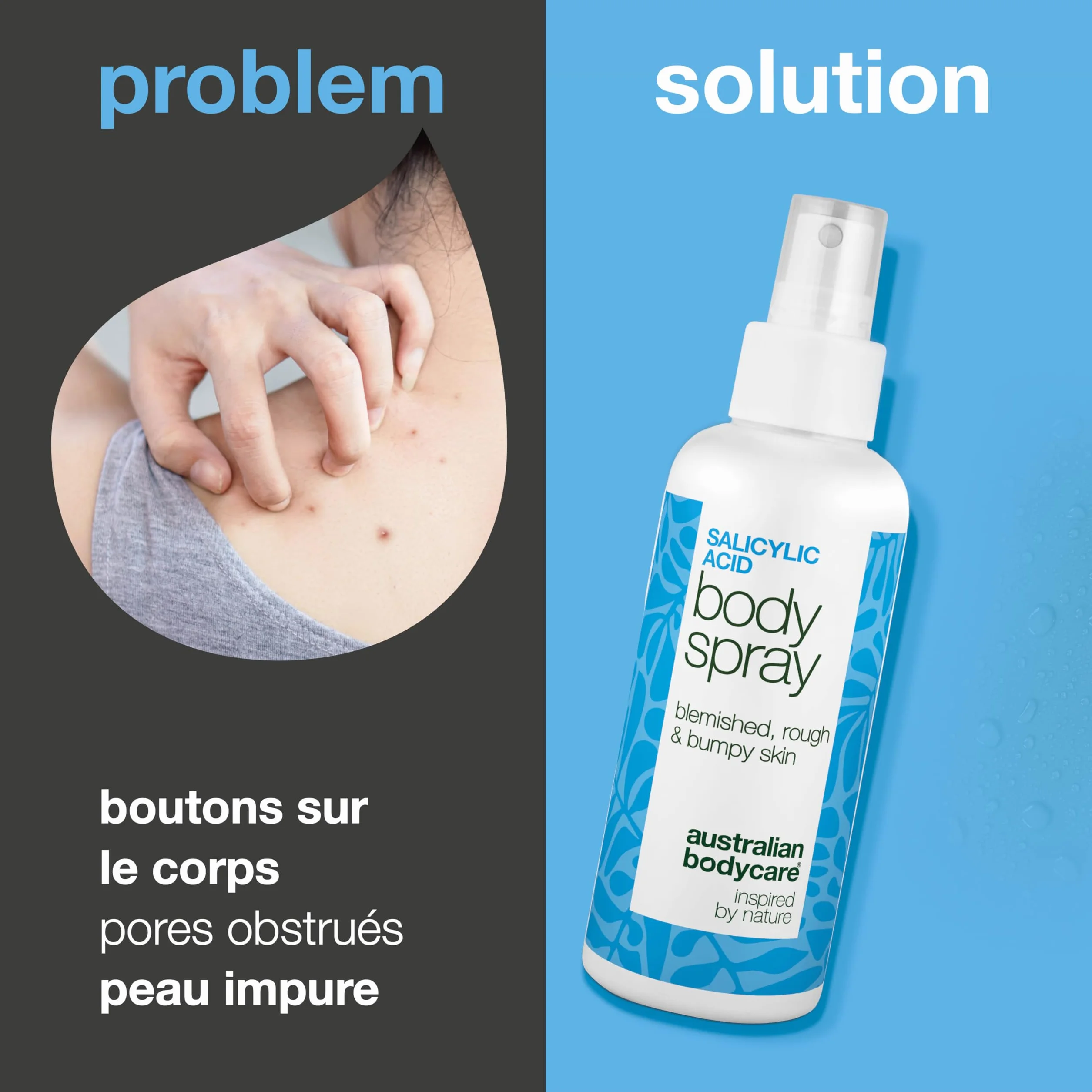 Acide salicylique spray 2% acide salicylique acide glycolique nettoyage pores