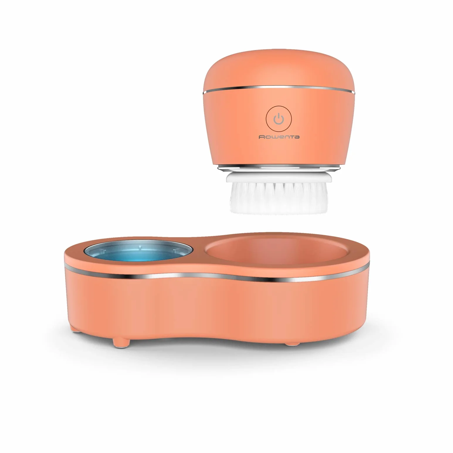 Rowenta Brosse Nettoyante Visage Anti-imperfection Routine, 1 minute, Soin Doux, Utilisable sous l'Eau, Peau Nette, Pores Resserrés et Imperfections Estompées, Facile à Utiliser LV4010F0