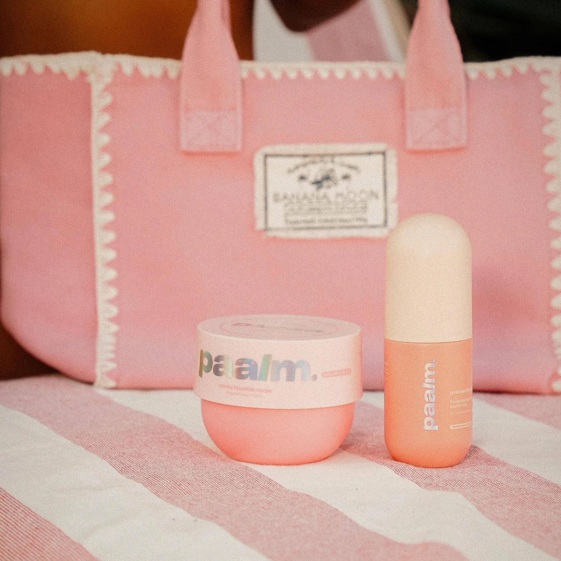 Paalm Cosmetics Huile Bronzante Peachee Lychee 100 ml Bêta Carotène 5% Accélérateur De Bronzage Fini Satiné