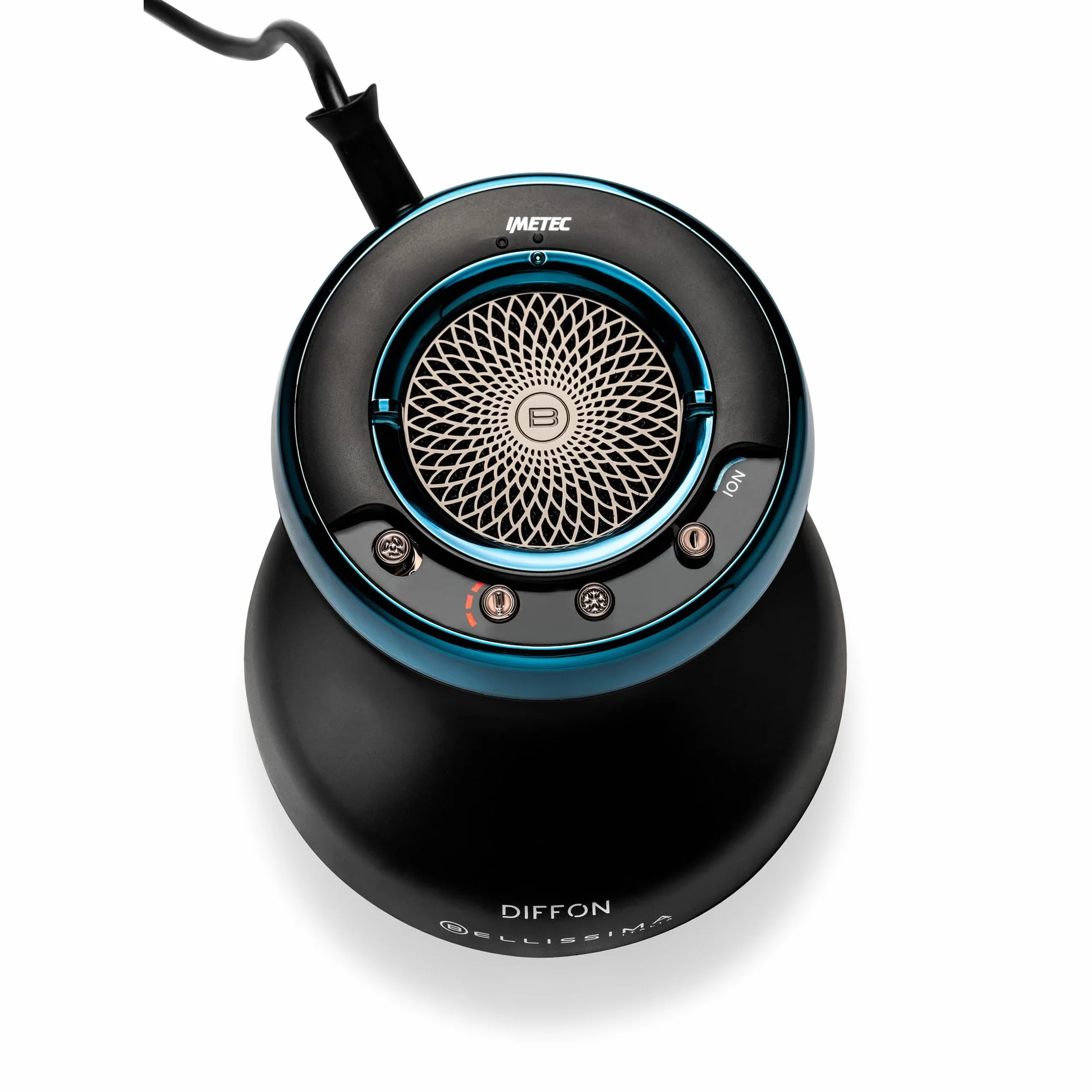 Bellissima Style Expert Diffon Diffuseur d'air chaud XL professionnel pour cheveux bouclés, technologie ionique anti-frisottis, 2 vitesses, 3 températures, câble de 3 m, séchage délicat