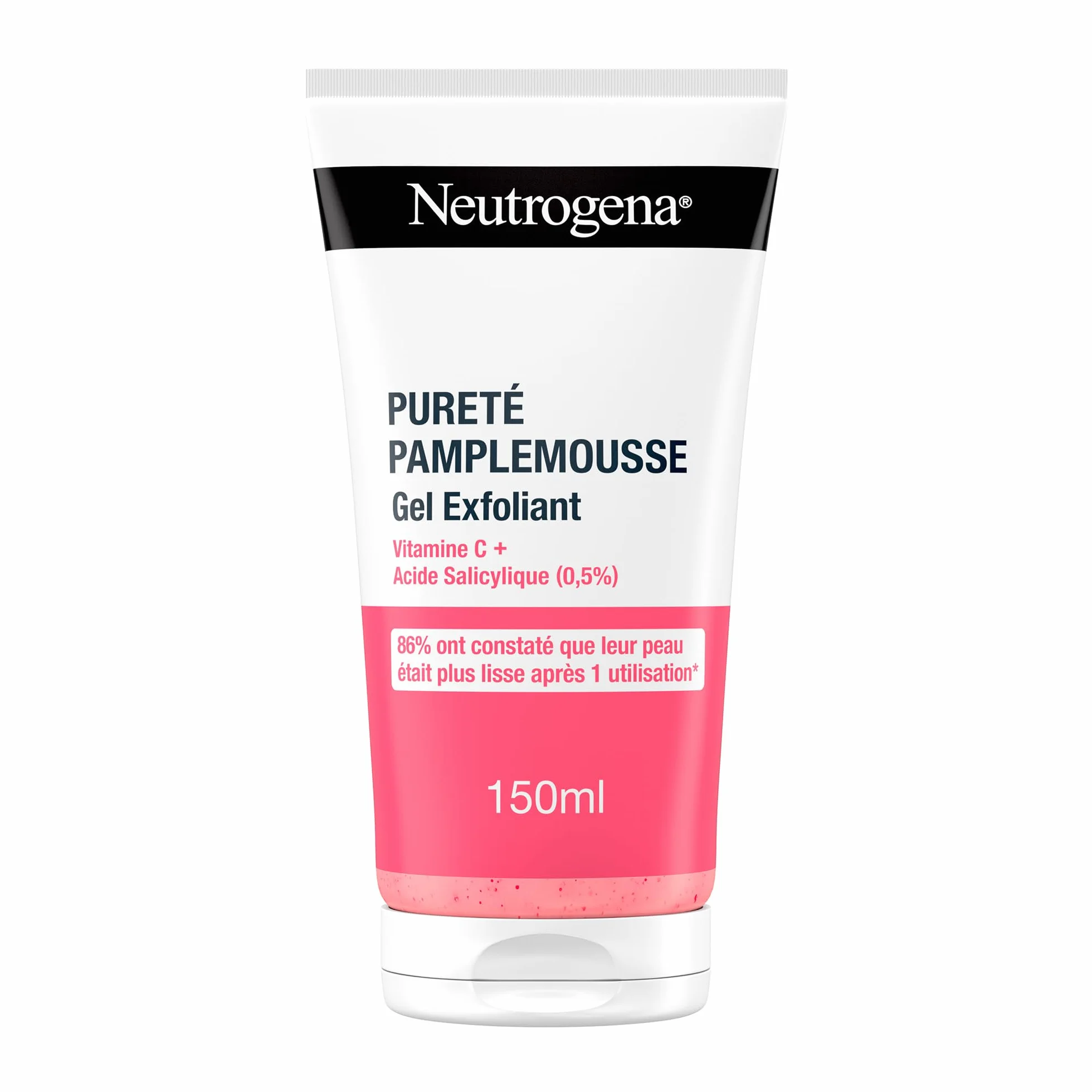 Neutrogena Gel Exfoliant Pureté Pamplemousse Nettoyant visage vitamine C acide salicylique 150 ml