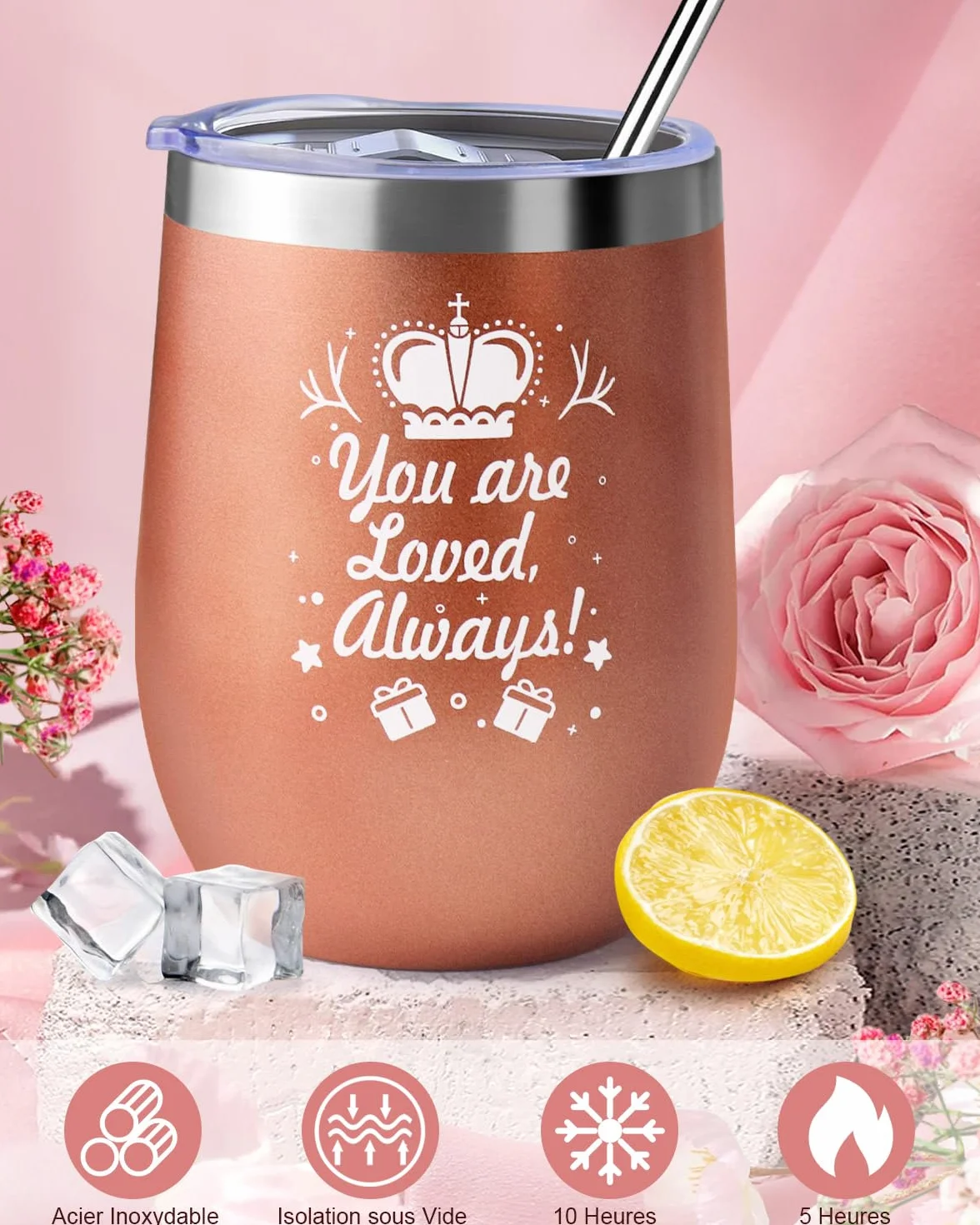 LIVEHITOP Coffret Cadeau Femme Anniversaire Original Personnalisé Noël Fête des Mères Saint-Valentin