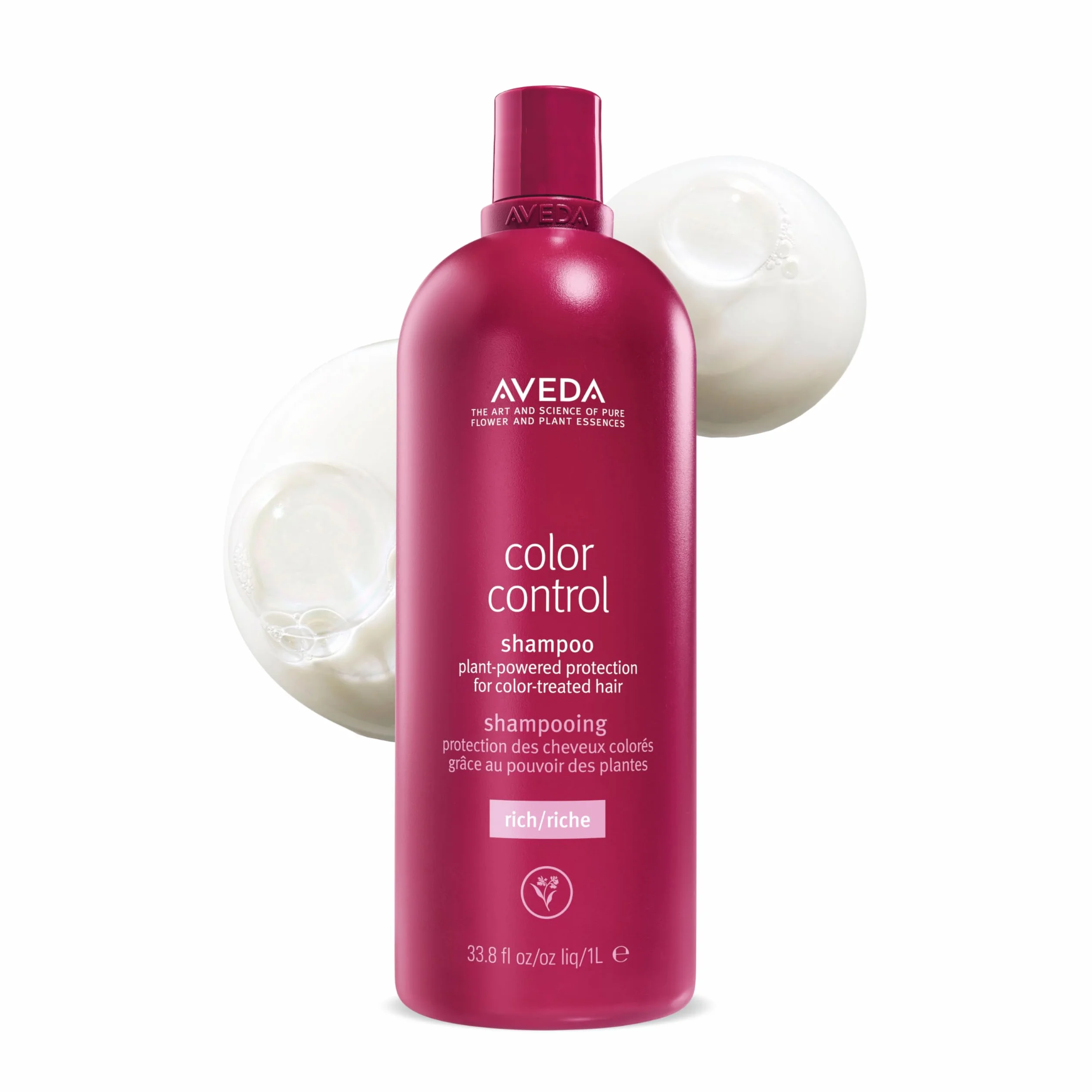 Aveda Color Control Shampooing Riche | Shampooing protection de la couleur pour cheveux colorés | Combat la décoloration | Pour cheveux colorés moyens à épais | Sans silicone