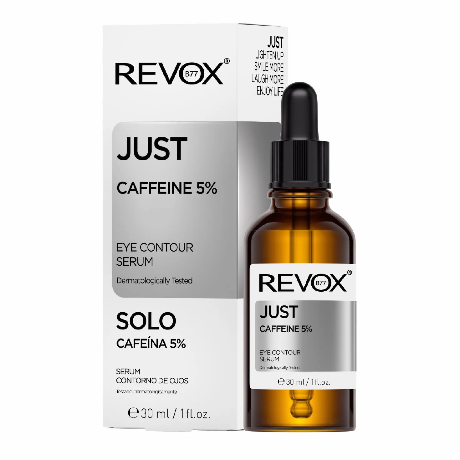 REVOX B77 Sérum Contour des Yeux 5% Just Caffeine 30 ml Anti-Cernes Poches