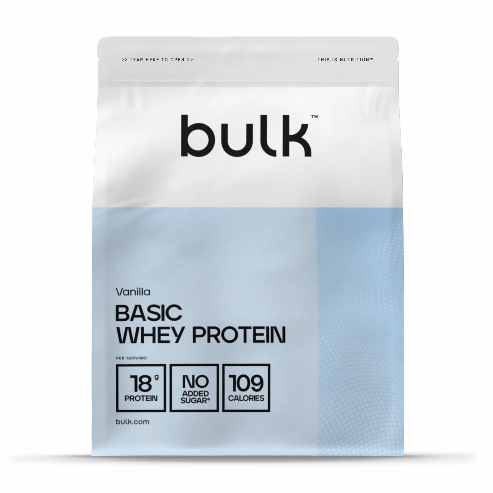 Protéine en Poudre Vanille 1,25kg 41 Portions 18g Protéines Faible en Sucres Absorption Rapide