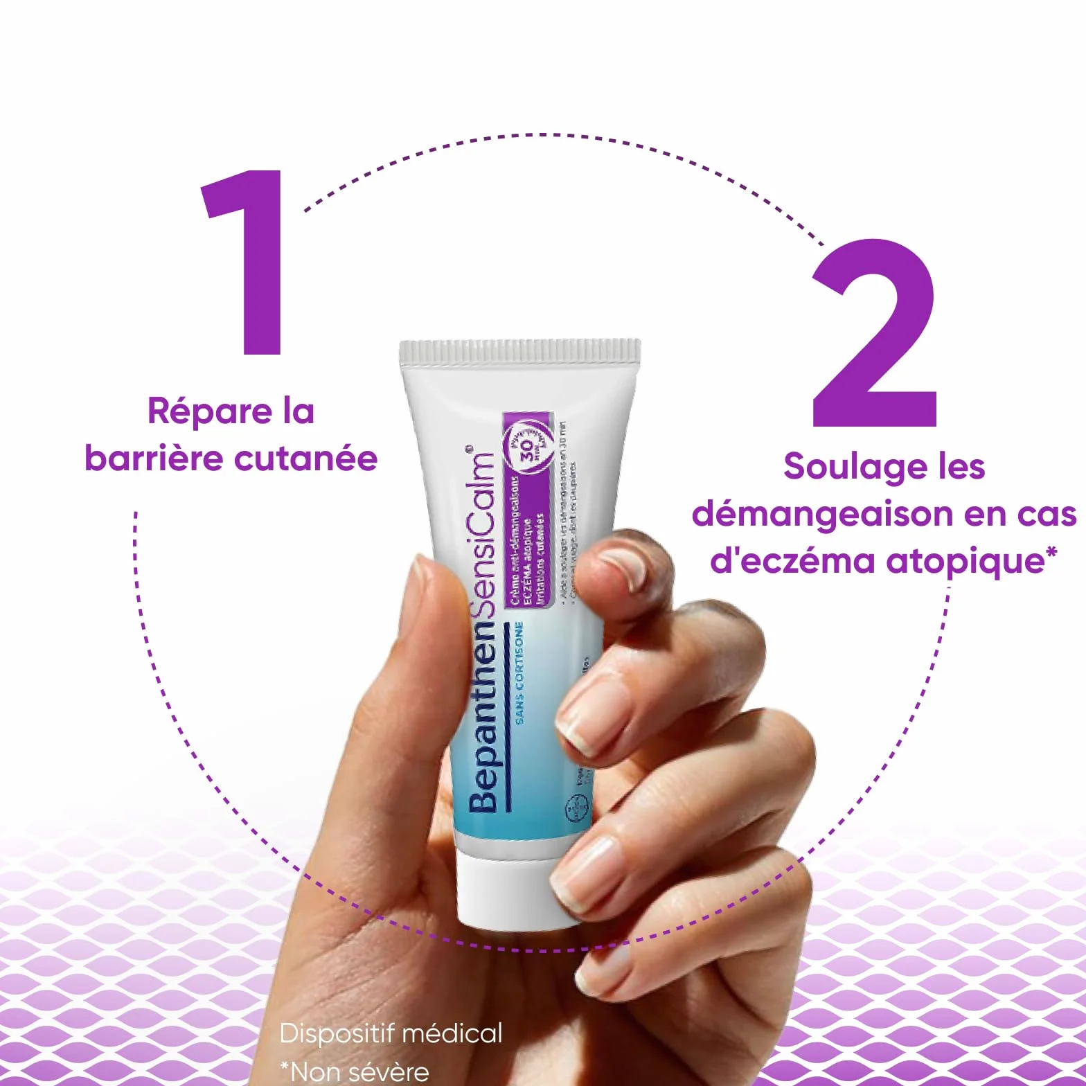 Bepanthen Sensicalm Crème Eczéma Anti Démangeaisons 50g + Baume Relipidant 10ml