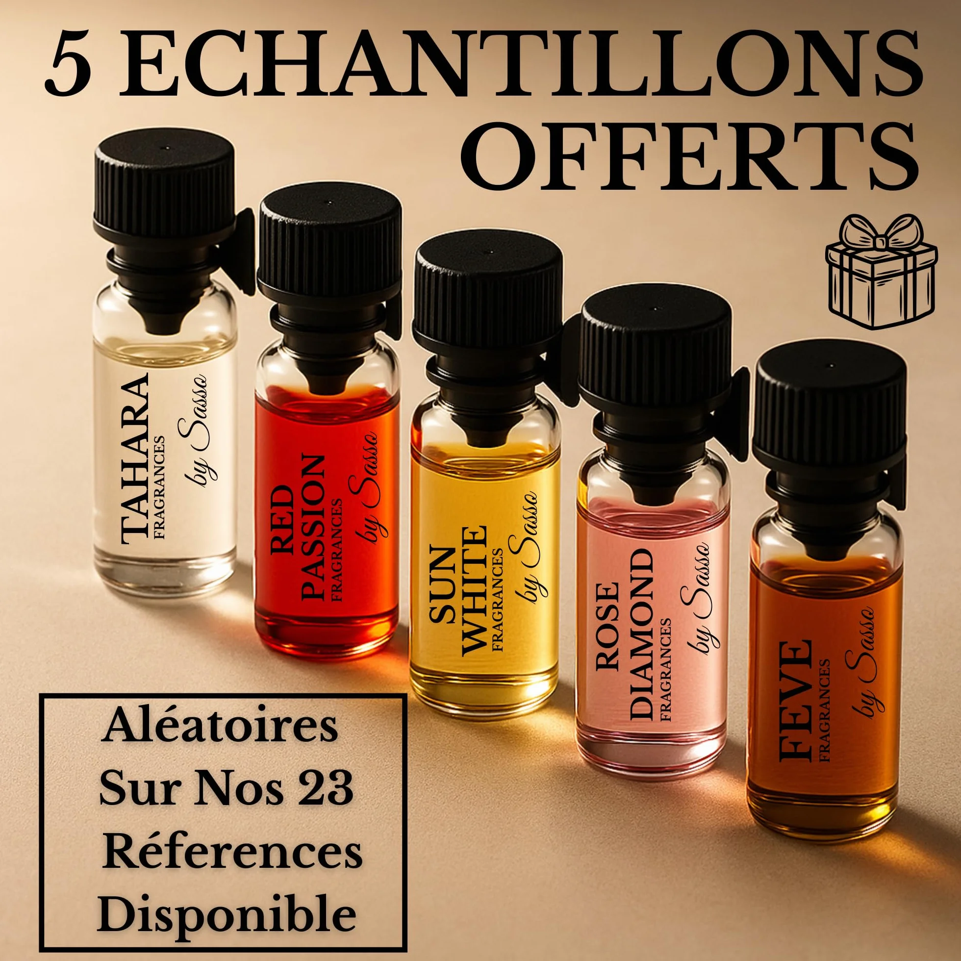 Parfum BOIS Intense – FRAGRANCES BY SASSO – Coffret Luxe – Extrait De Parfum 50 ml + Musc 3 ml + 5 Échantillons OFFERTS – Coffret Cadeau Homme – Collection Privée