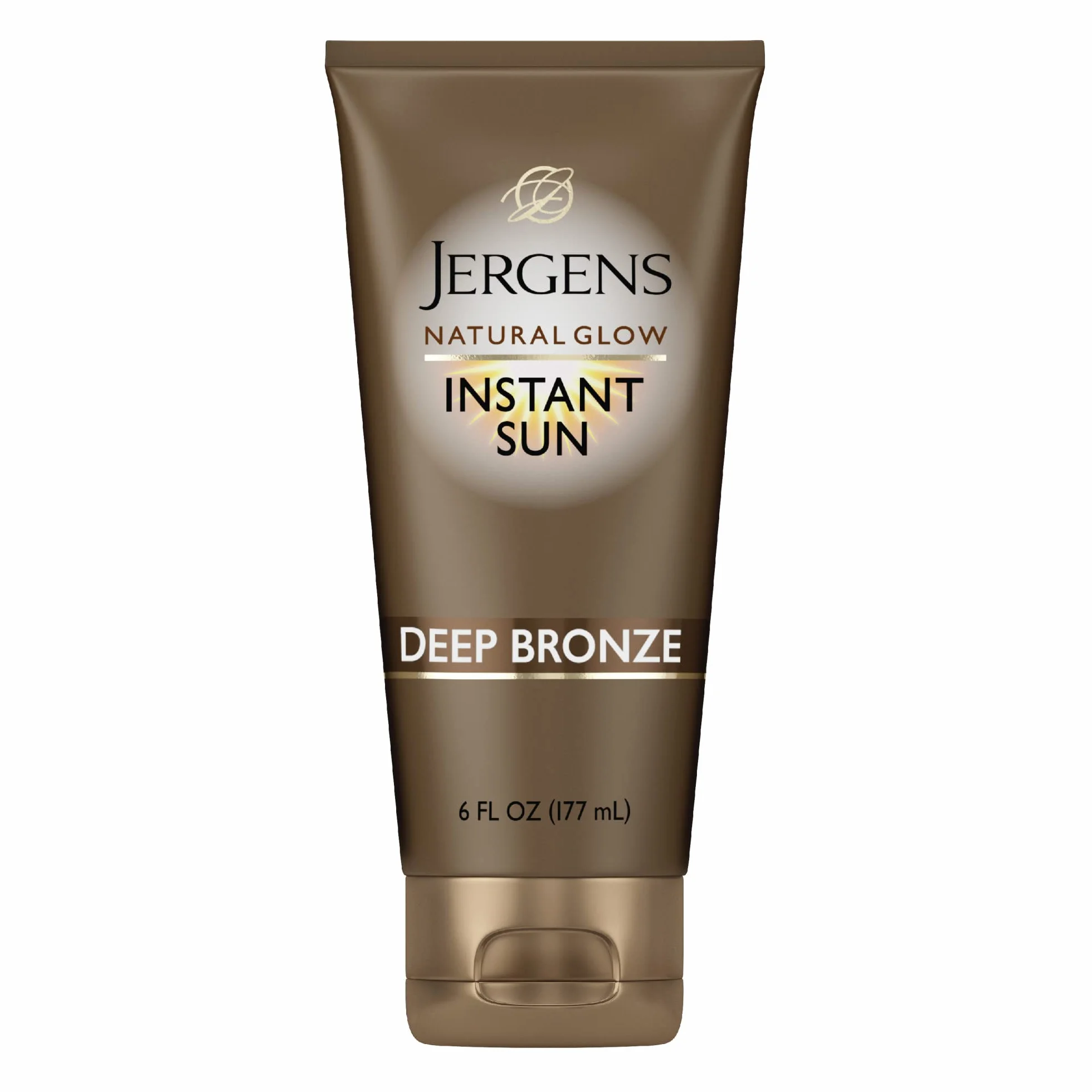 Jergens Natural Glow Instant Sun Hydratant + Bronzer | Teinte foncée | 170 g