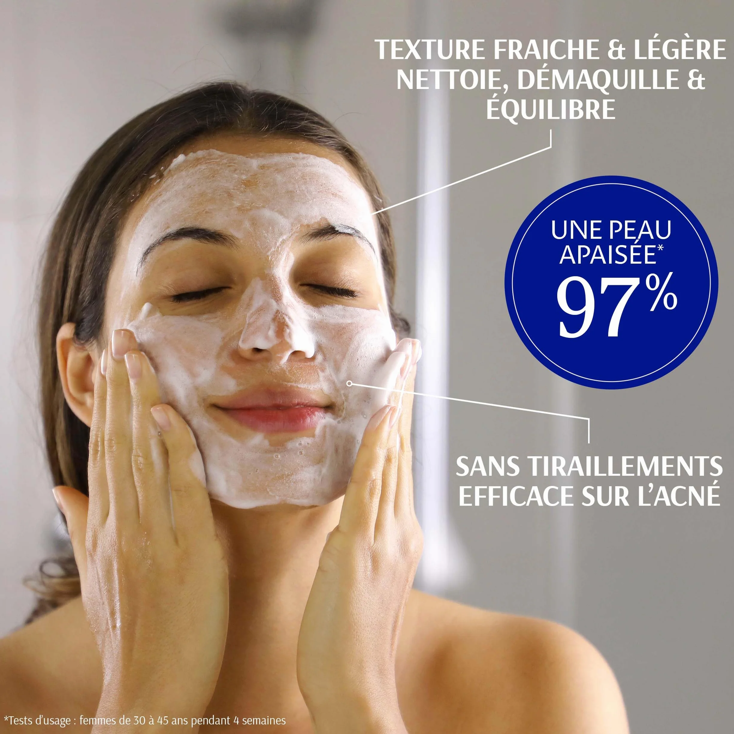 IUM Paris Gelée Nettoyante Visage Bio 100ml Zinc Lavande