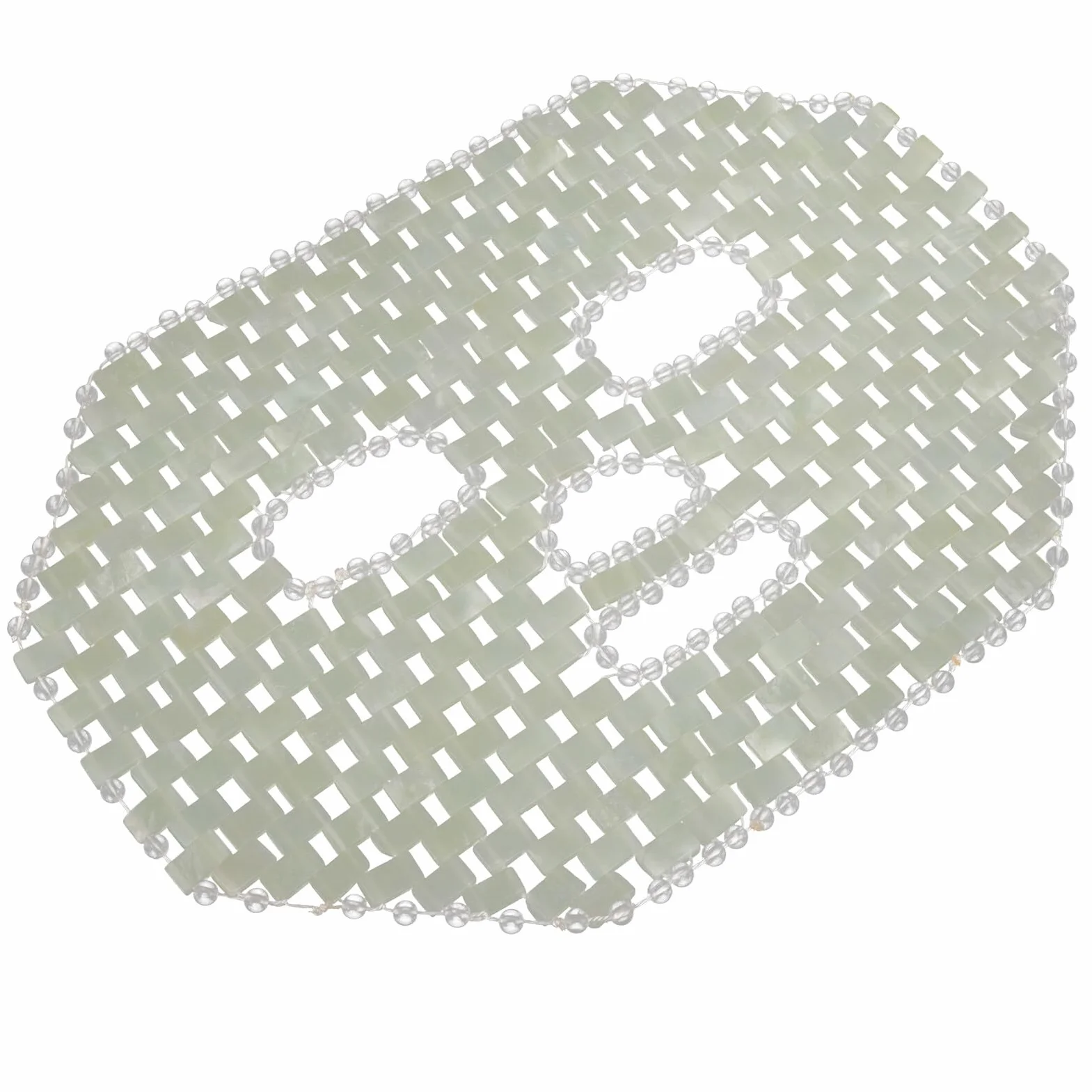 Masque de Jade Visage, Masque de Massage, Soin Spa | Soulage la Fatigue Oculaire, Effet Rafraîchissant, Usage Maison Nettoyage en Profondeur