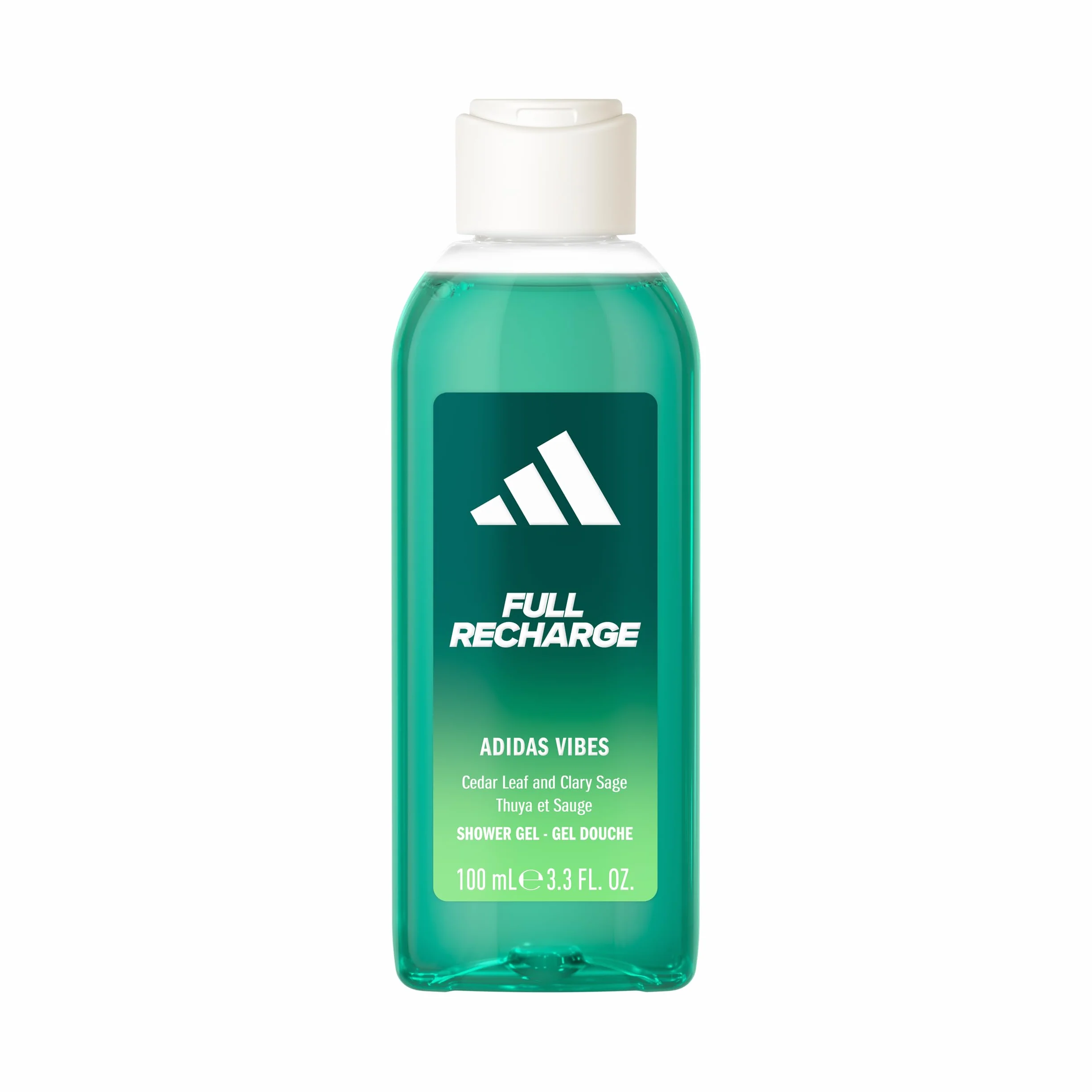 adidas, Coffret cadeau adidas Vibes Full Recharge, avec Eau de Parfum 100ml et douche 100ml