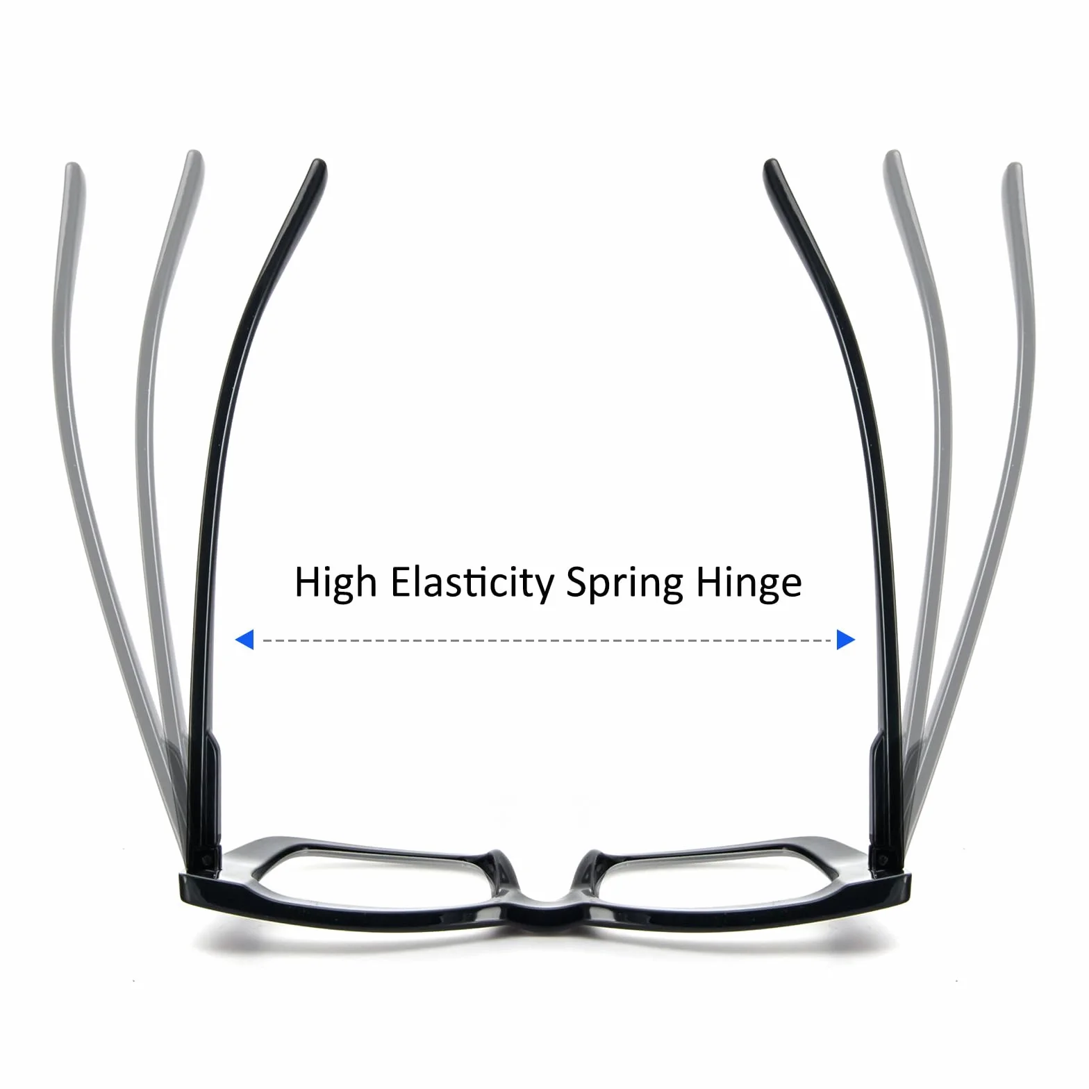 KoKoBin Oprah Lunettes de lecture carrées surdimensionnées pour femmes avec charnières à ressort
