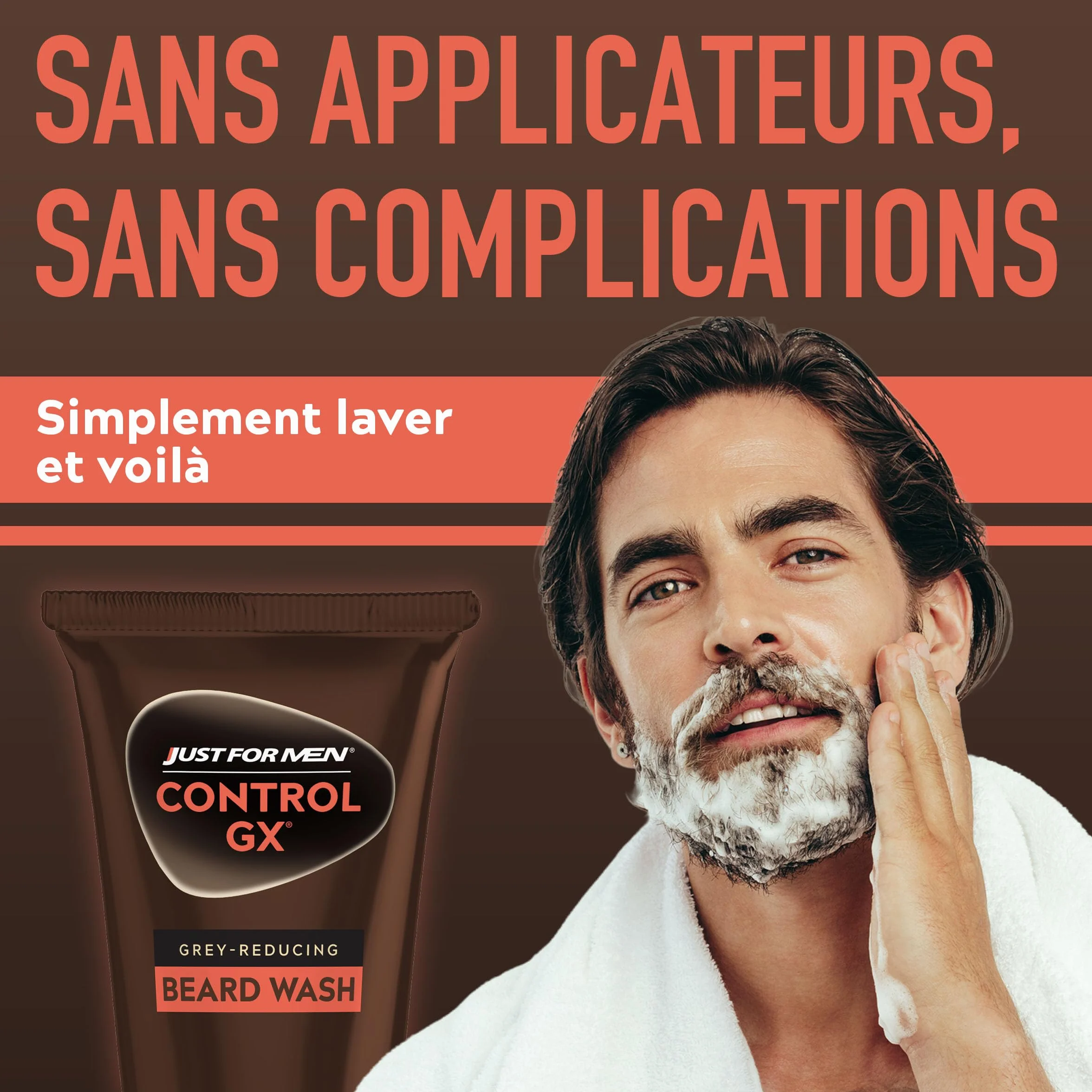Just For Men Control GX Shampooing colorant barbe 118 ml