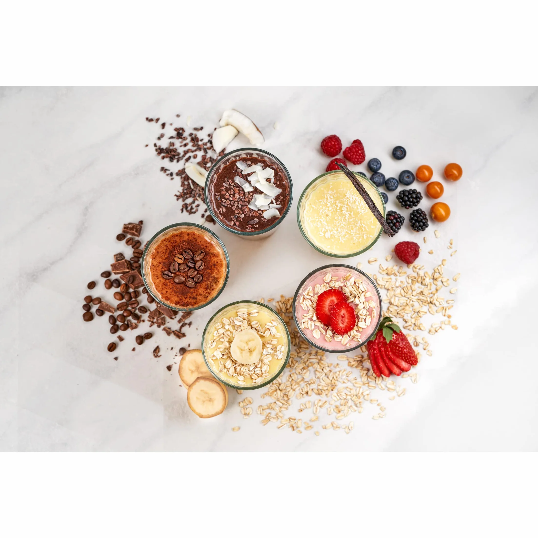 GERLINÉA Boisson Milkshake Banane Substitut de Repas Minceur Riche en Protéines 15 repas 436 g