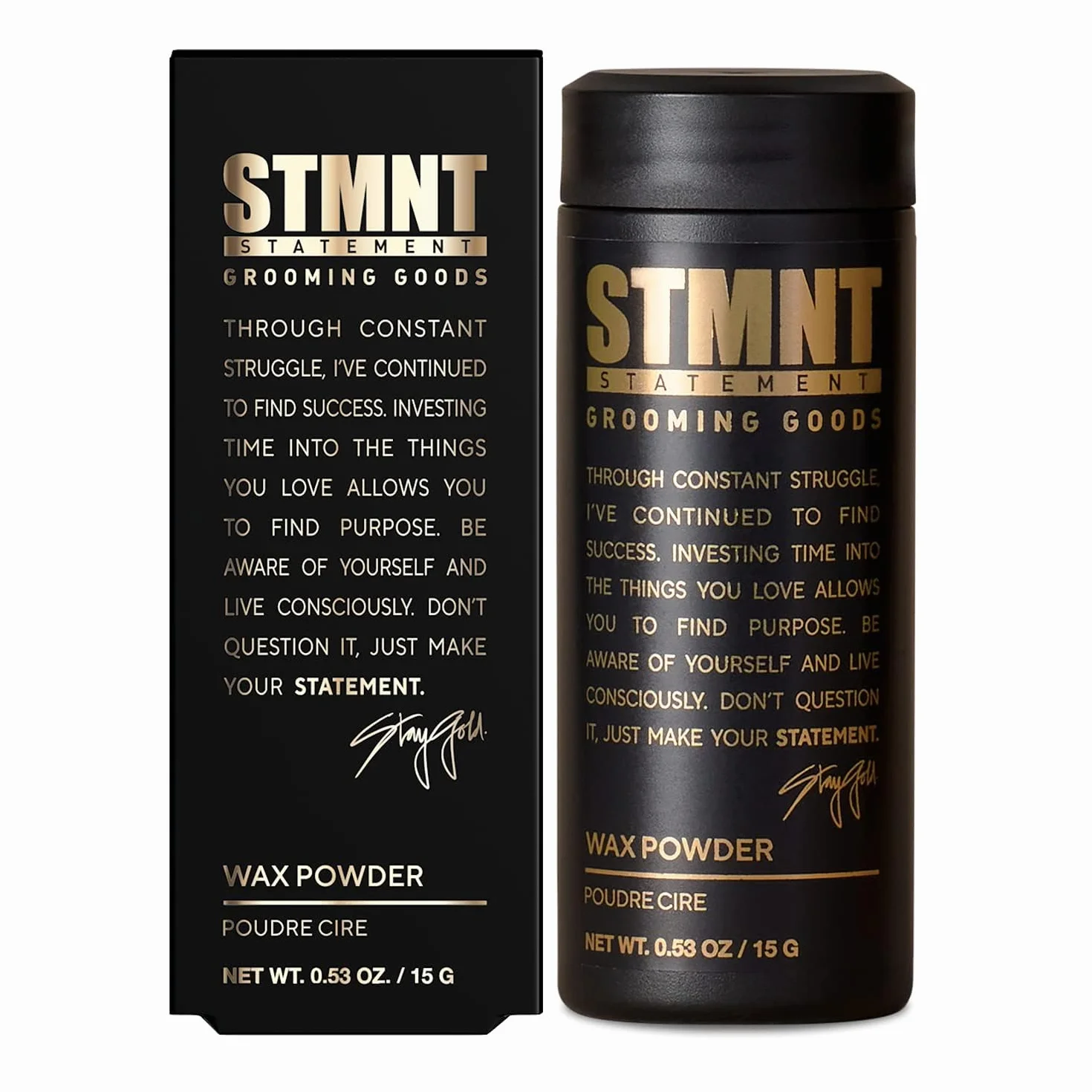 STMNT STATEMENT GROOMING GOODS Poudre de cire 15 g | Finition semi-mate | Adhérence et volume | Tenue moyenne | Facile à laver | Cheveux plus volumineux