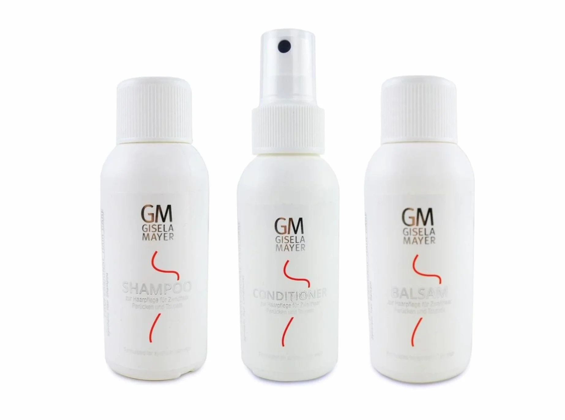 Gisela Mayer Kit de voyage pour perruques | Shampoing | Baume | Condtioner | Kit d'entretien de voyage | Testé à l'aéroport