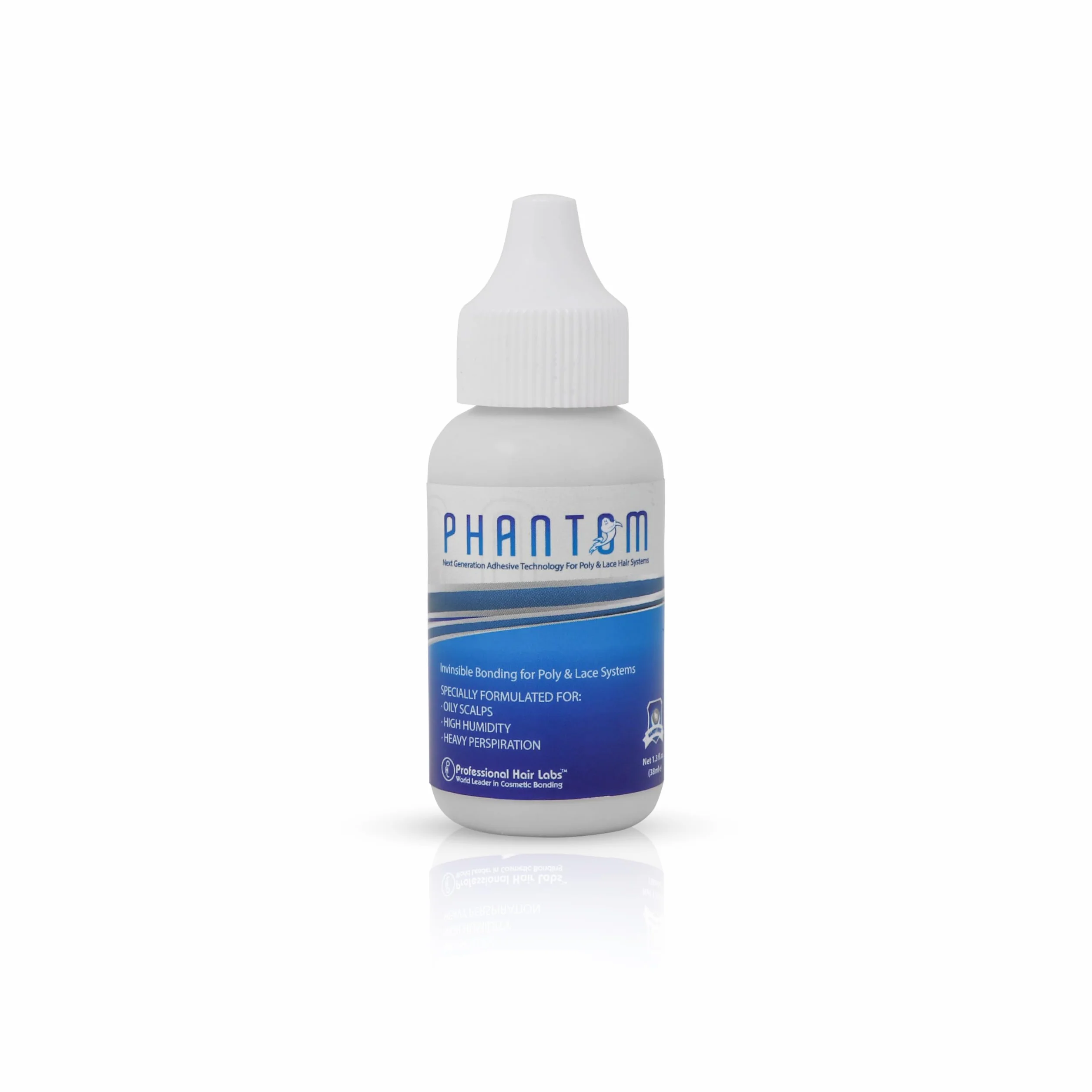 GHOSTBOND Phantom Poly and Lace Wig Adhesive 1.3oz - Colle de rechange invisible pour fixation des cheveux