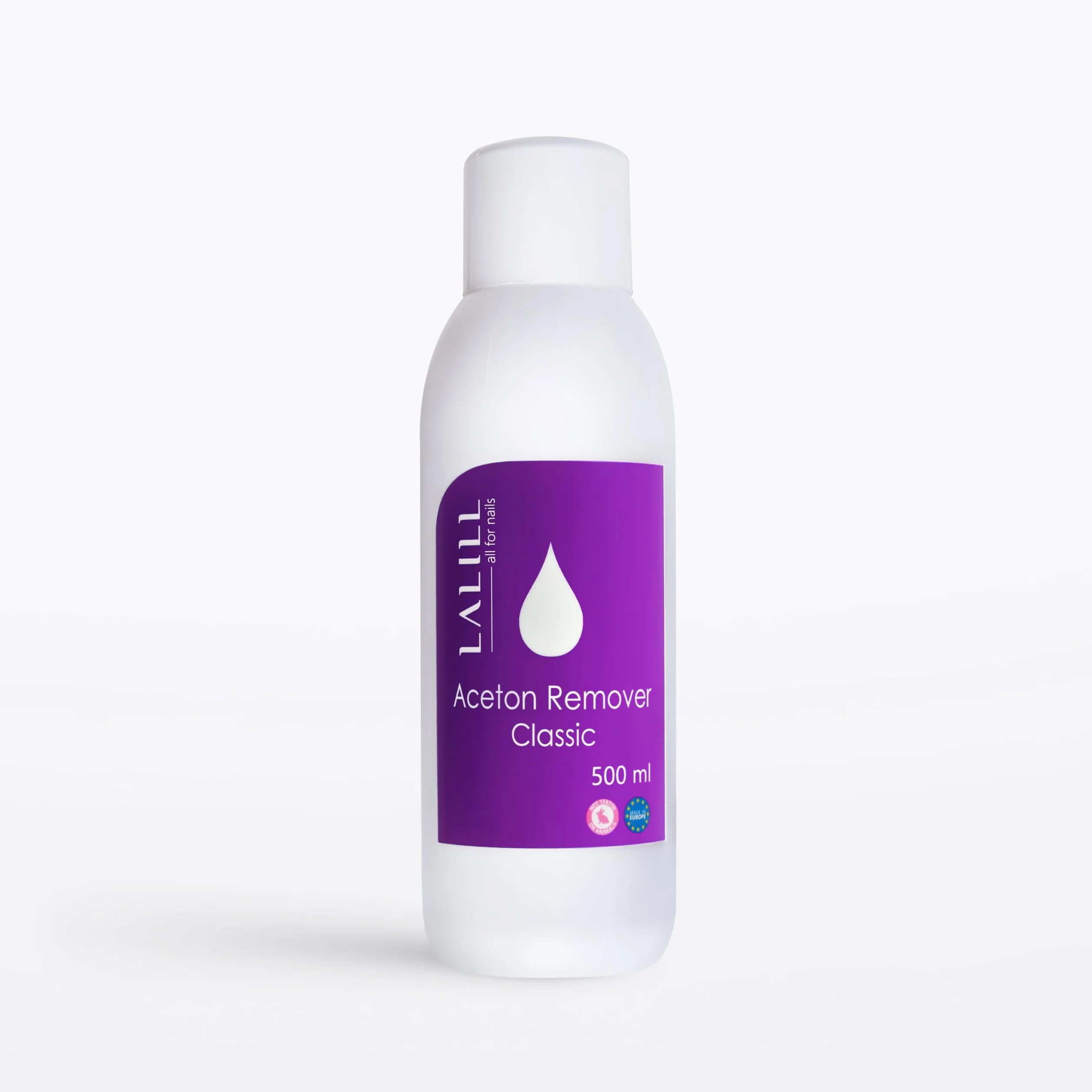 Dissolvant pour vernis à ongles à l'acétone 500 ml - Acétone pure ongle semi permanent, hybrides, gel UV