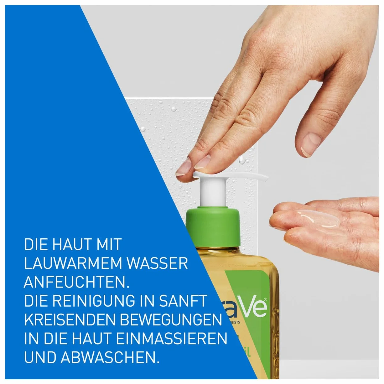CeraVe Huile Lavante Moussante Hydratante 473 ml Céramides Triglycérides Squalane Peau Normale à Très Sèches