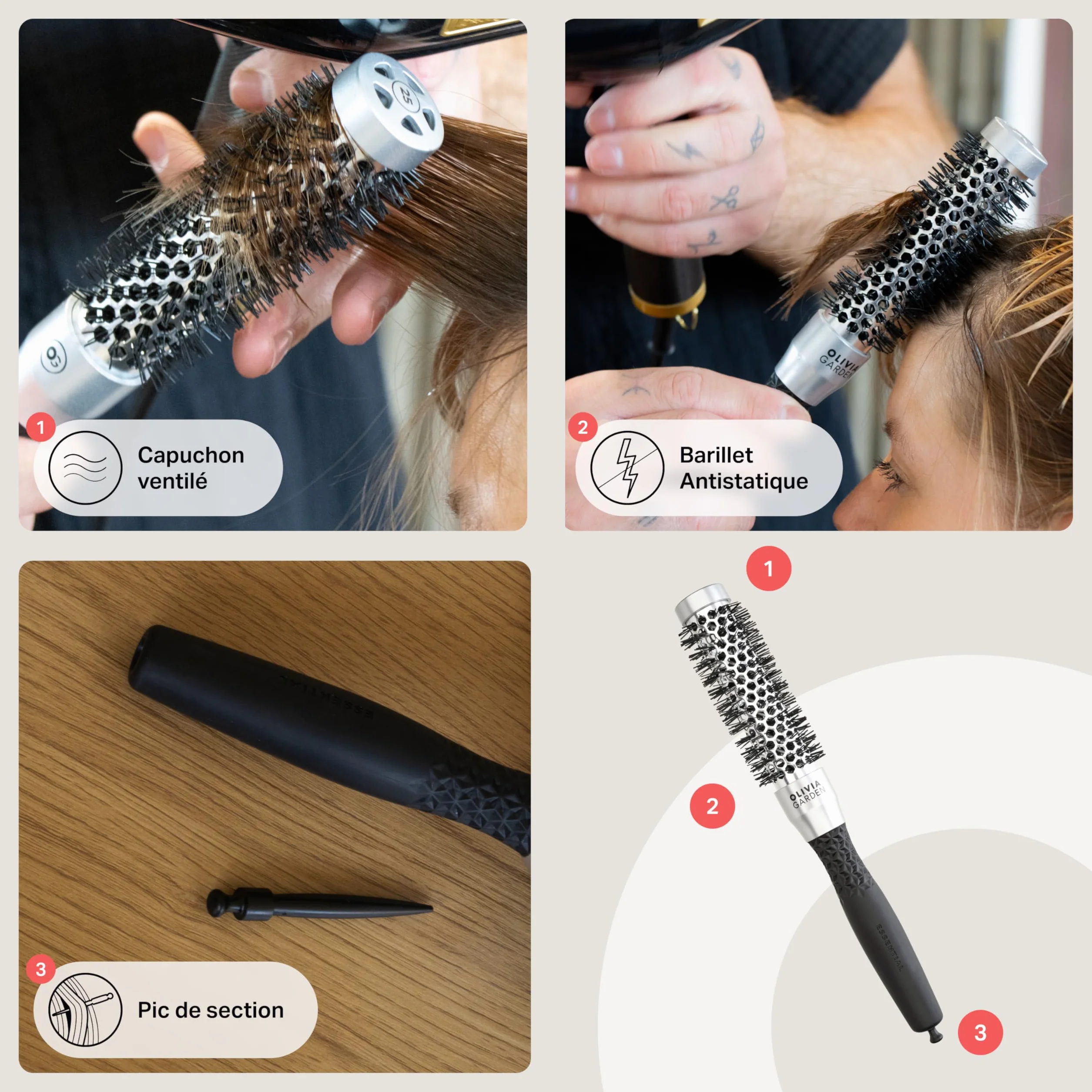 Essential Blowout Classic Séchage Rapide Anti-statique Volume Cheveux