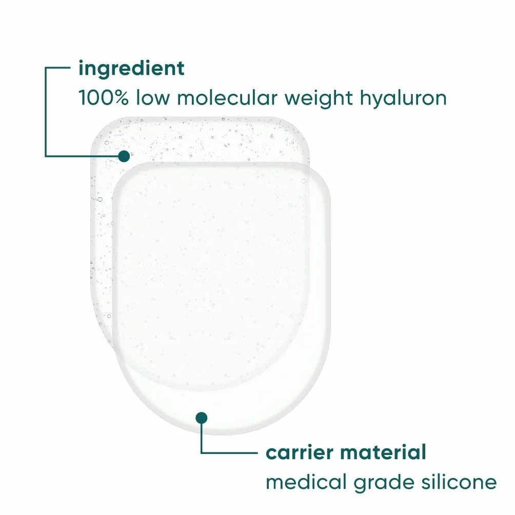 Coussinets en silicone APRICOT anti-âge mains acide hyaluronique nuit réutilisables